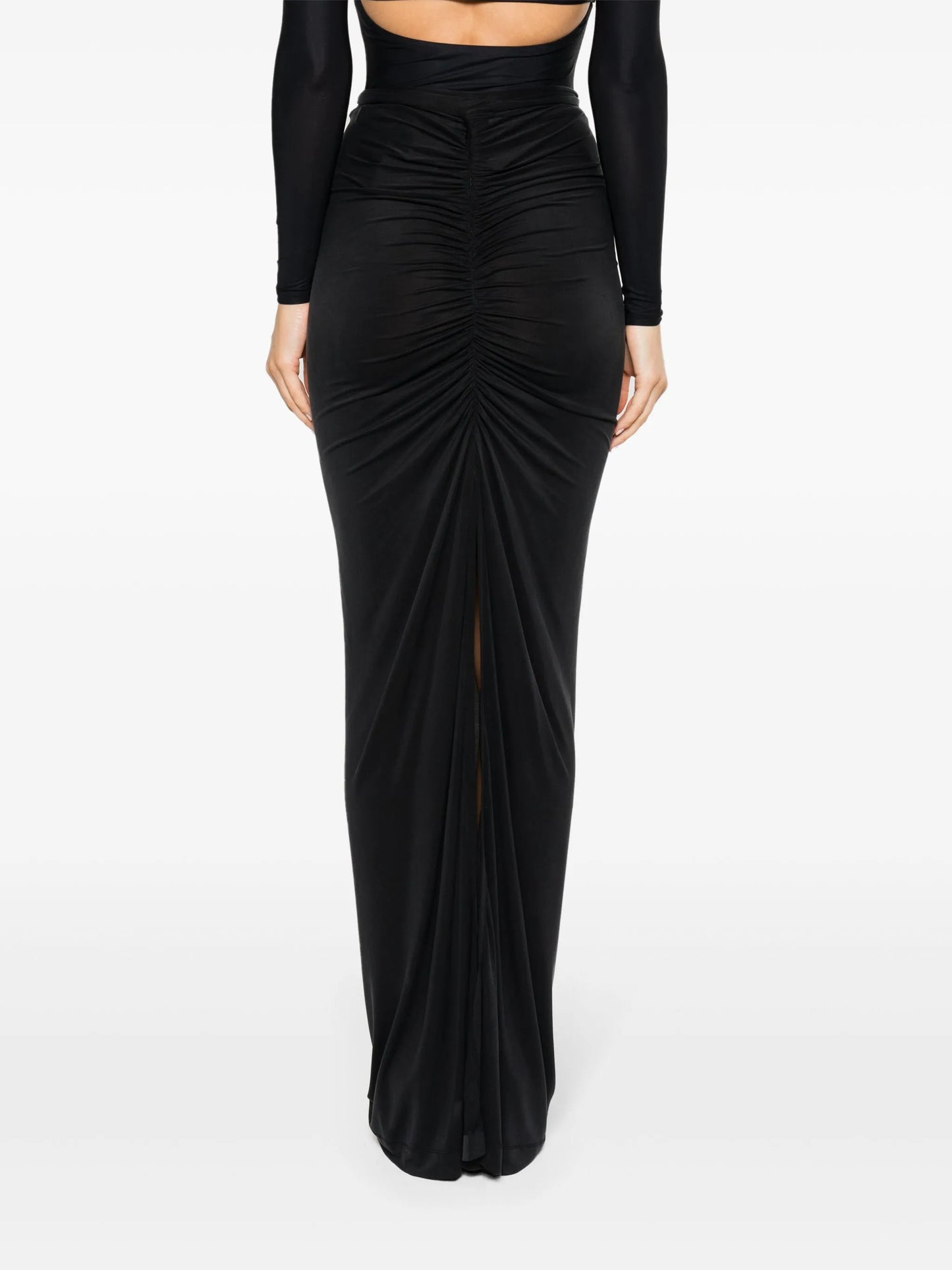Hania draped maxi skirt