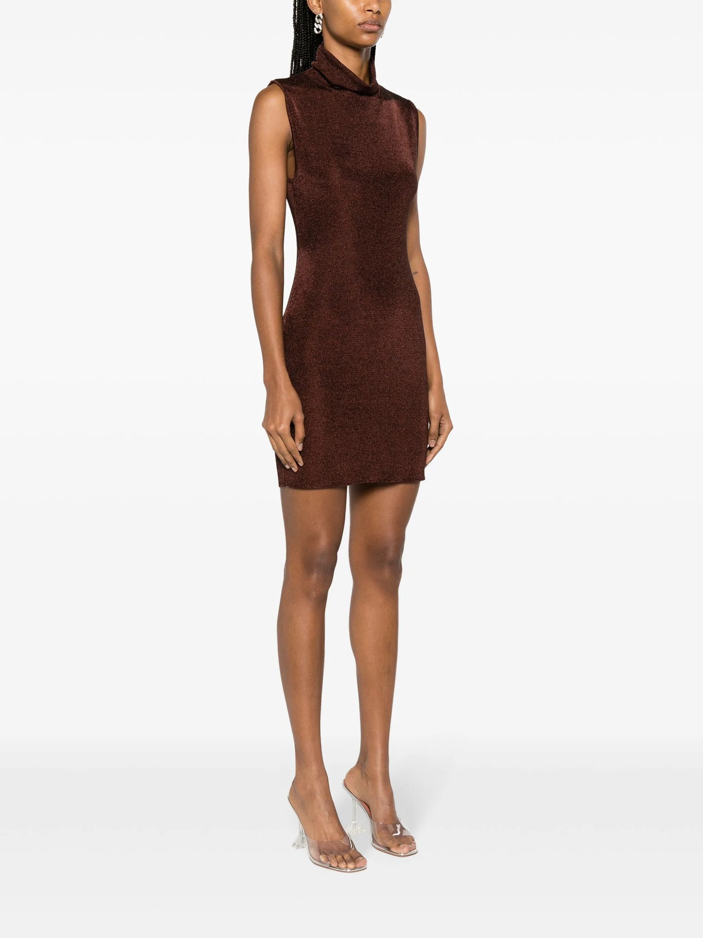 Flora lurex minidress