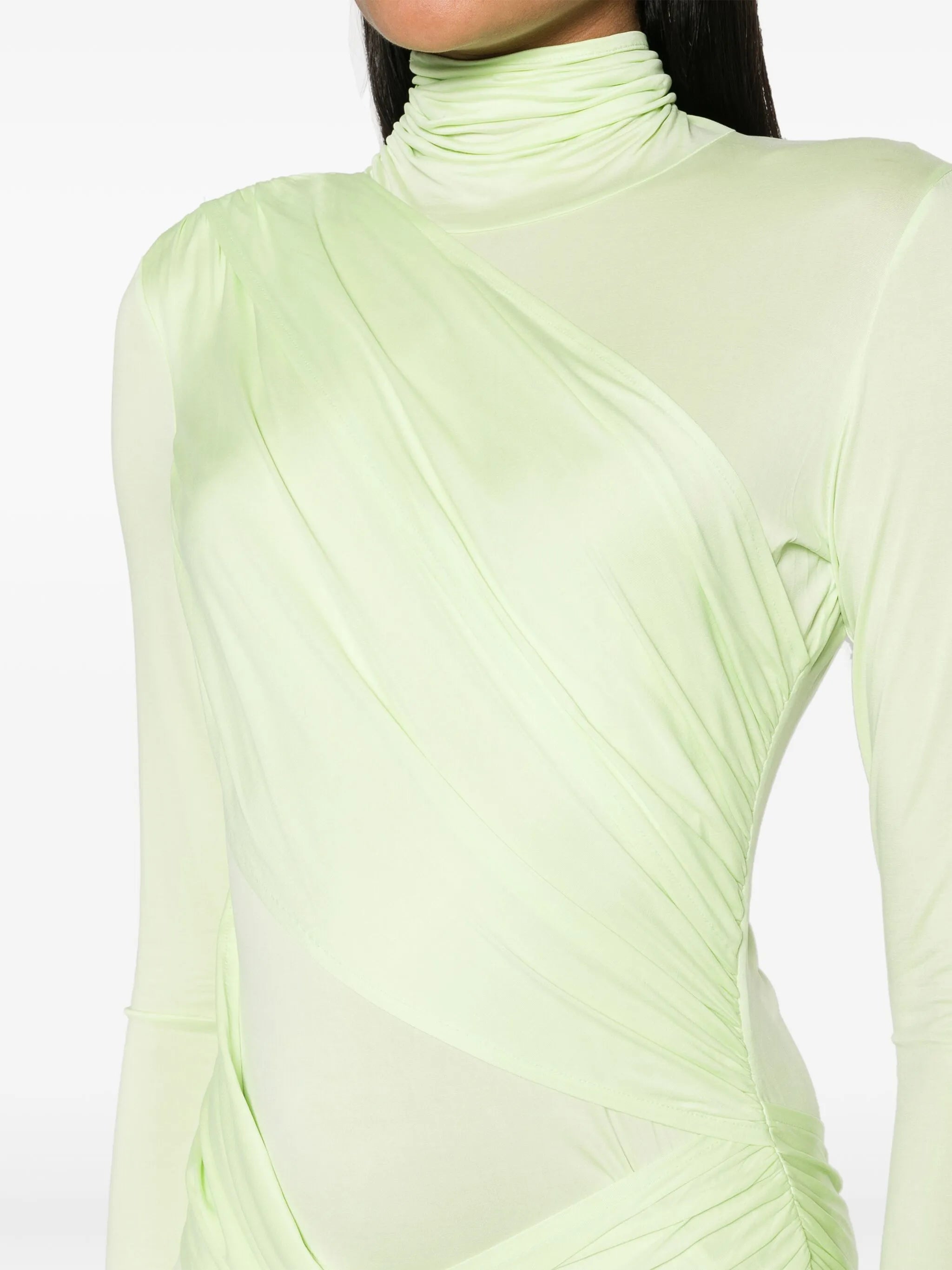 Kores draped-panel mini dress