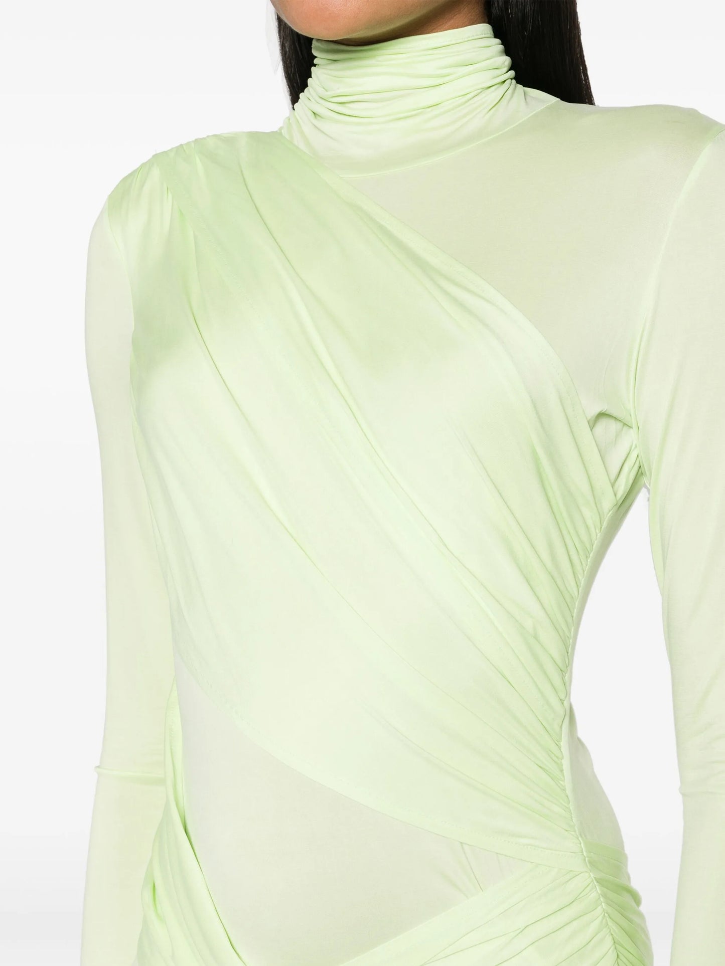 Kores draped-panel mini dress