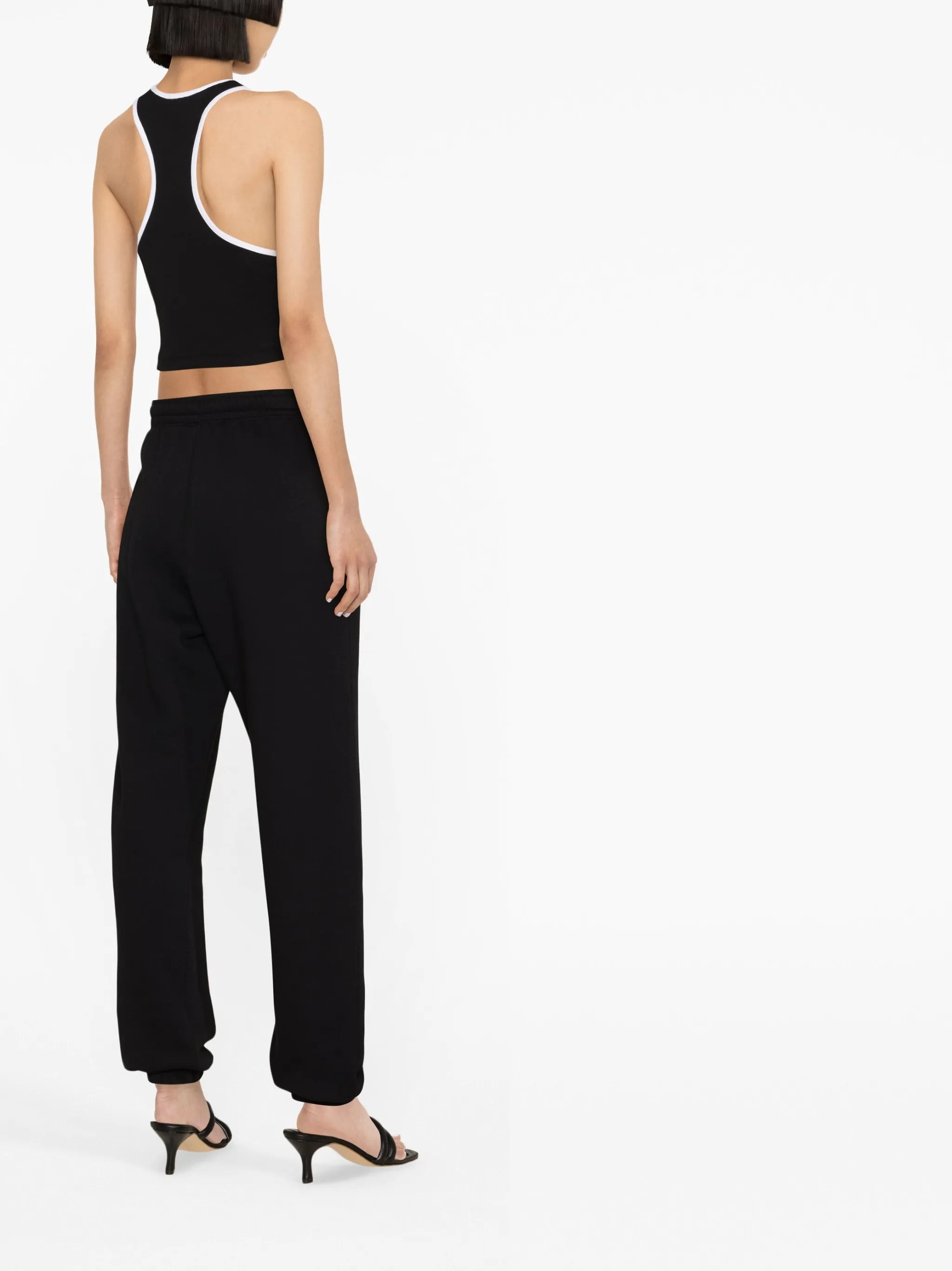 organic-cotton blend cropped top