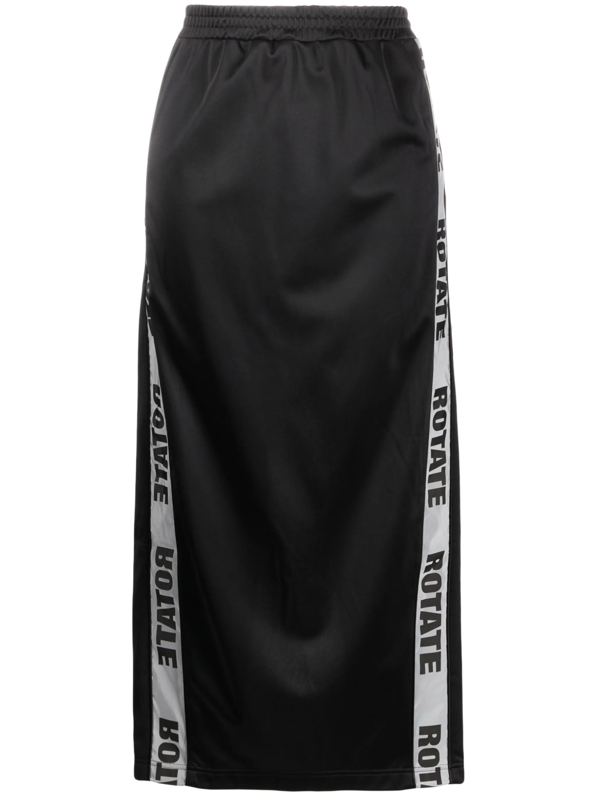 logo-tape maxi skirt