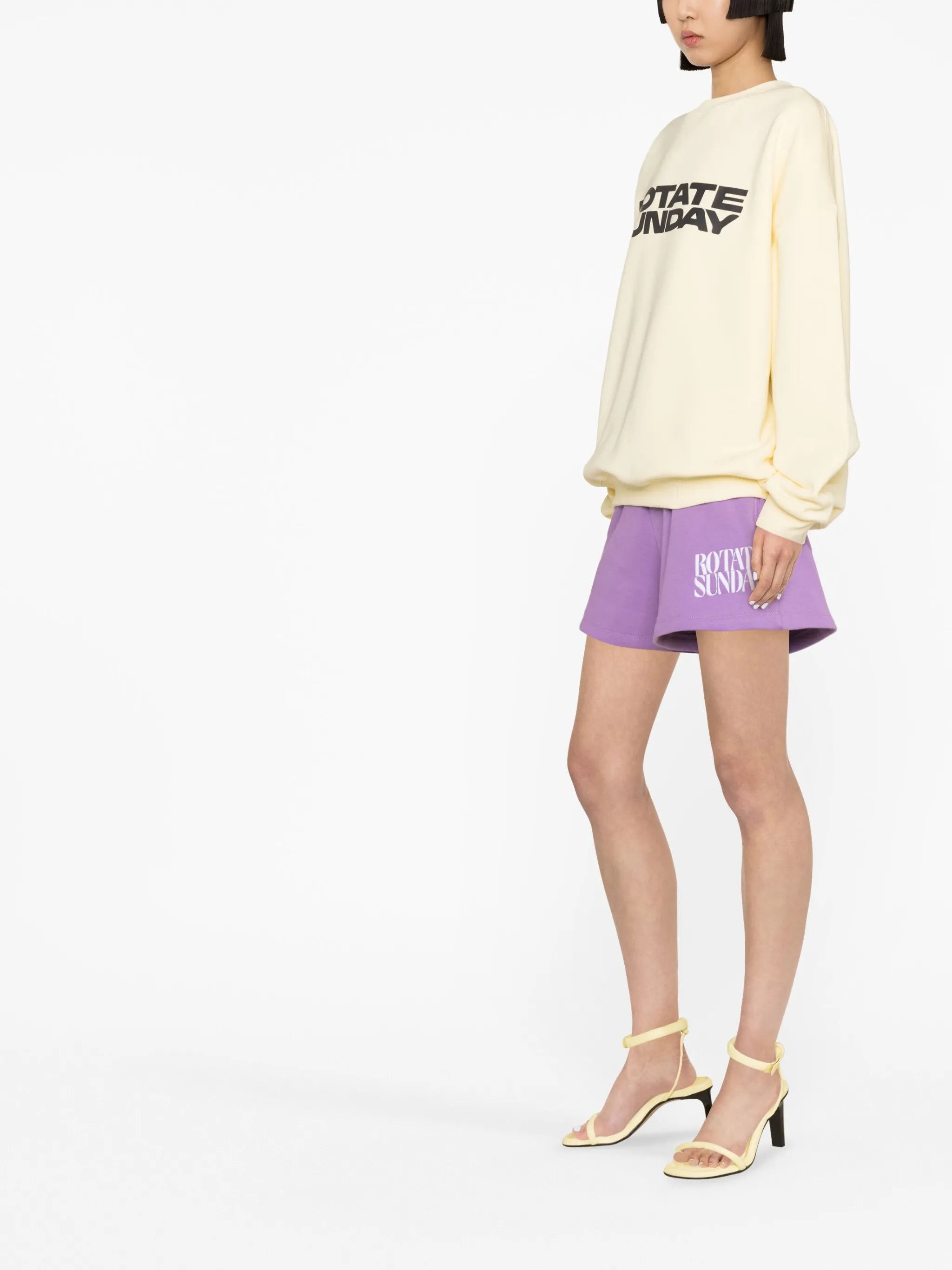 graphic-print organic cotton sweatshirt