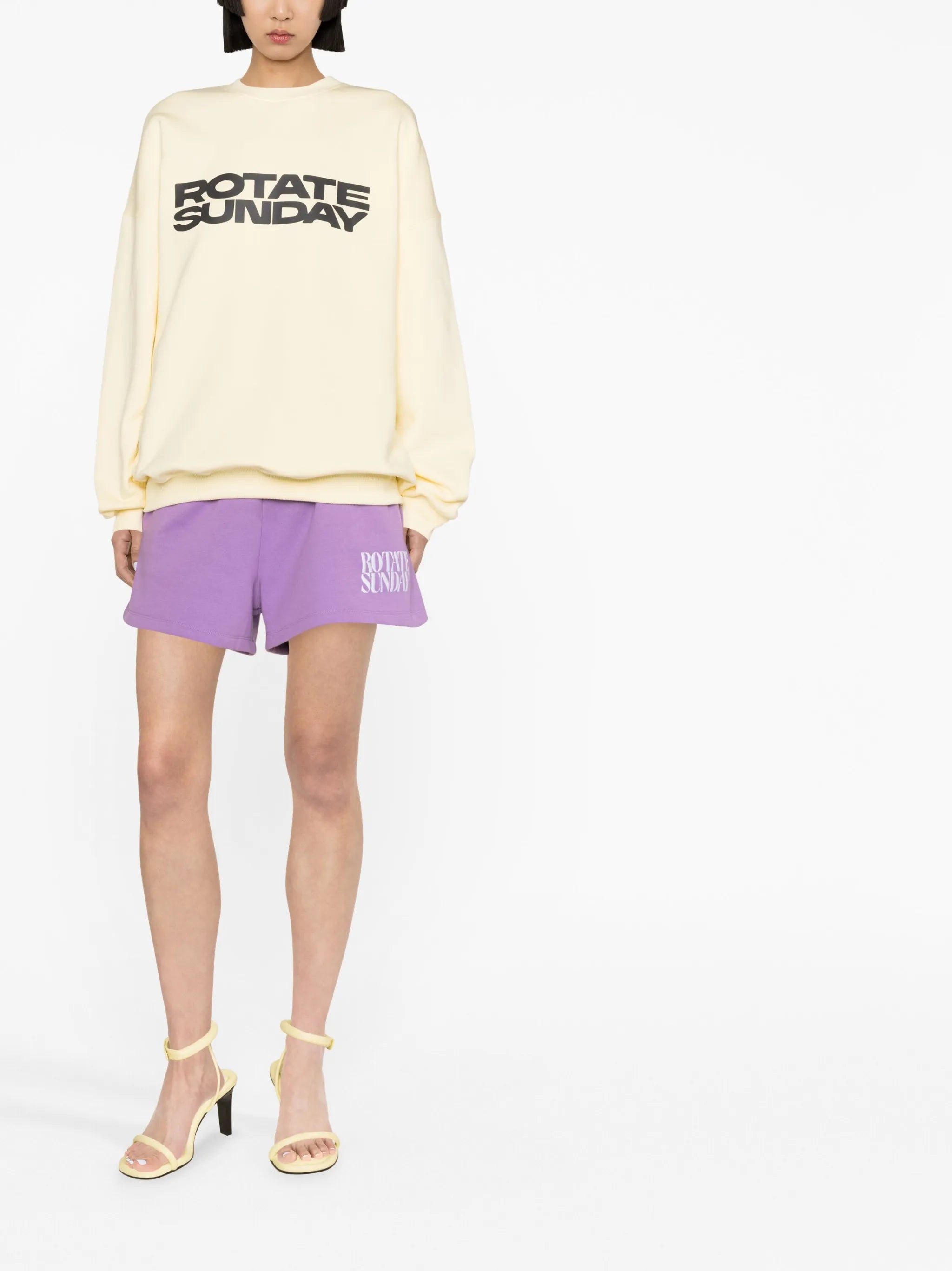 graphic-print organic cotton sweatshirt