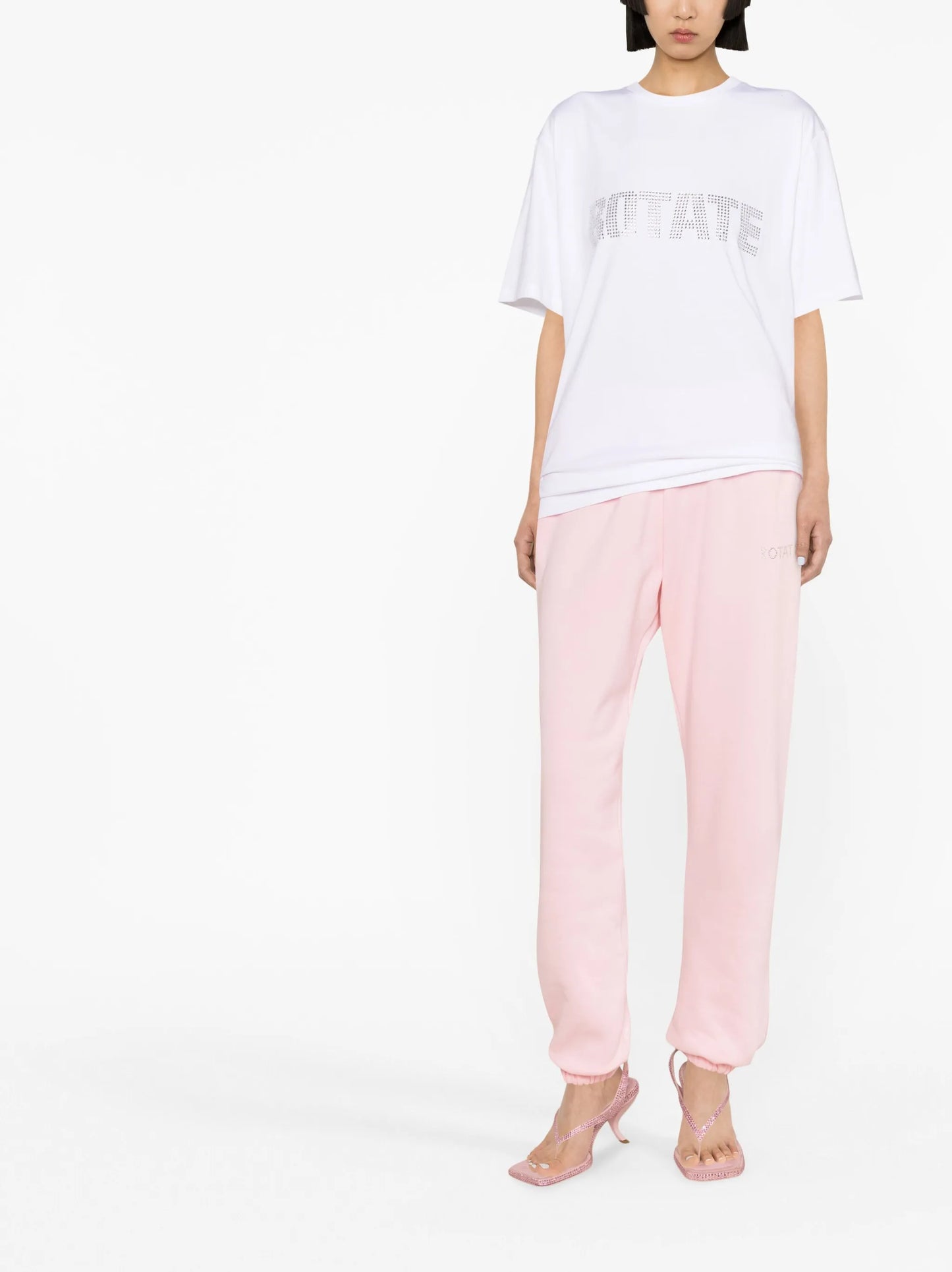 logo-print organic-cotton T-shirt