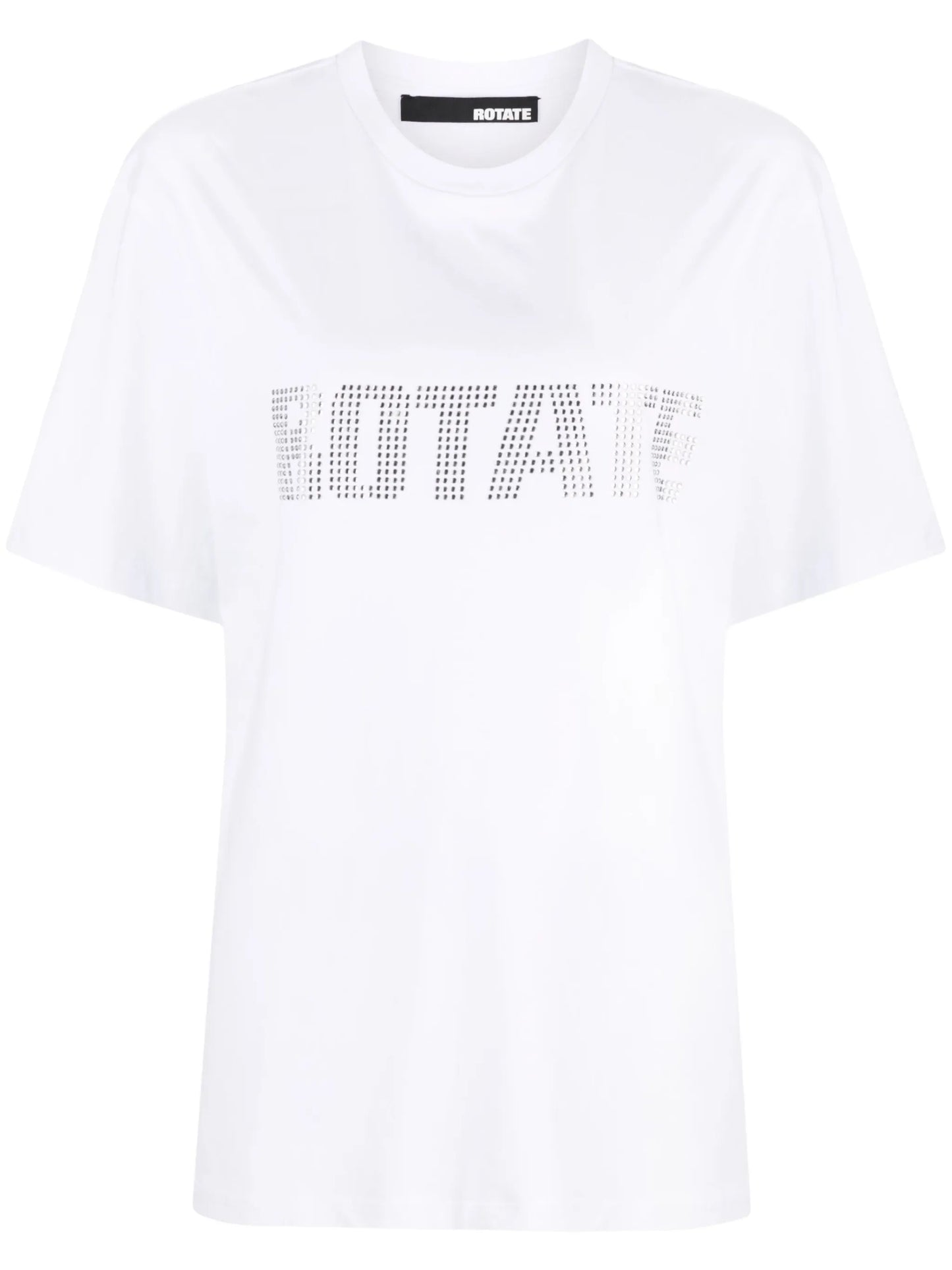 logo-print organic-cotton T-shirt