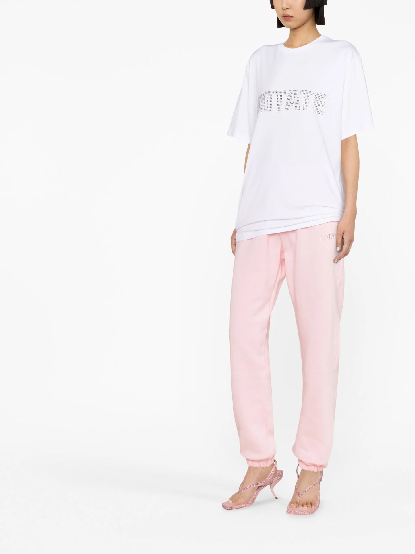 logo-print organic-cotton T-shirt