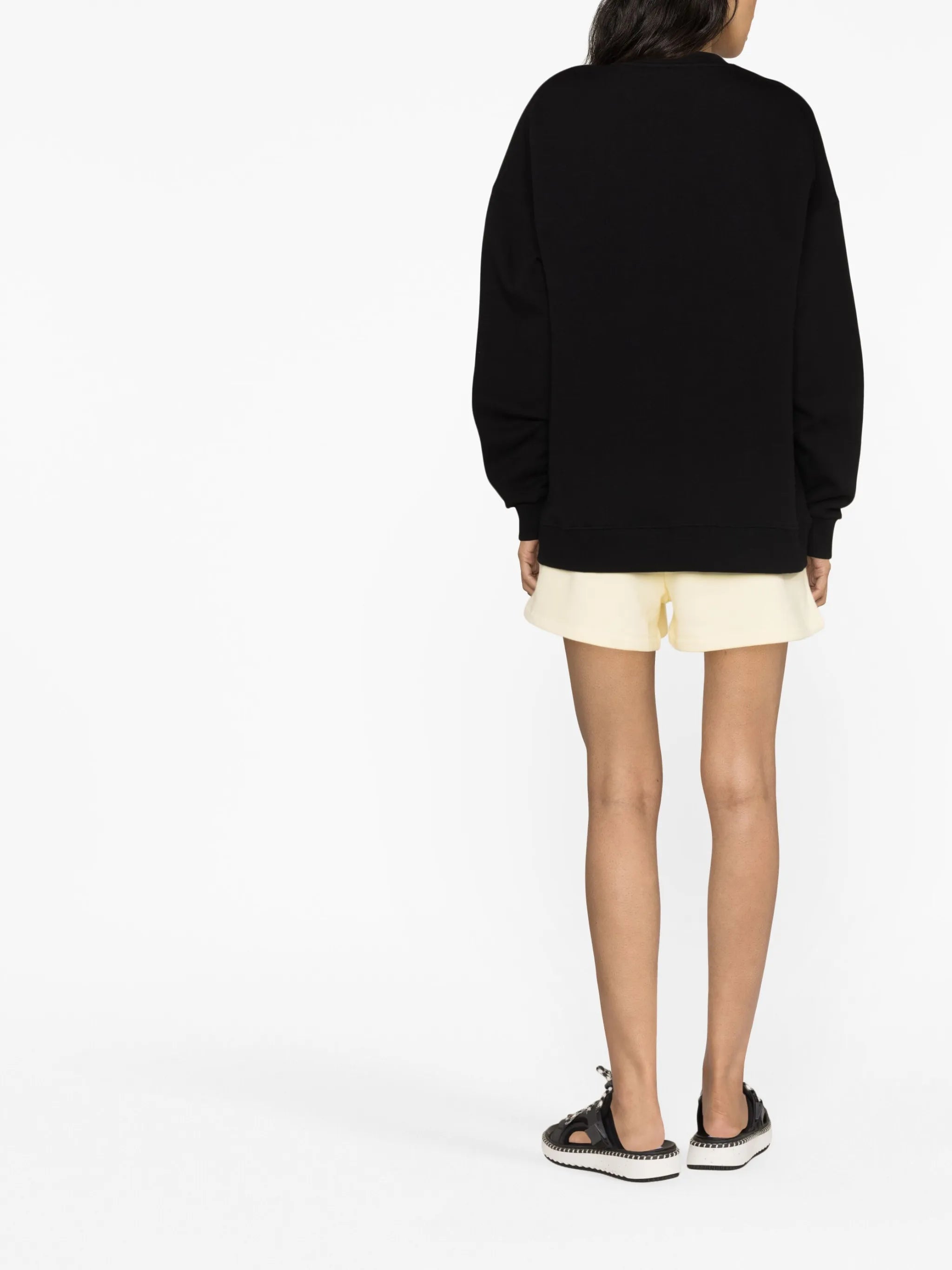 logo-embroidered organic cotton sweatshirt