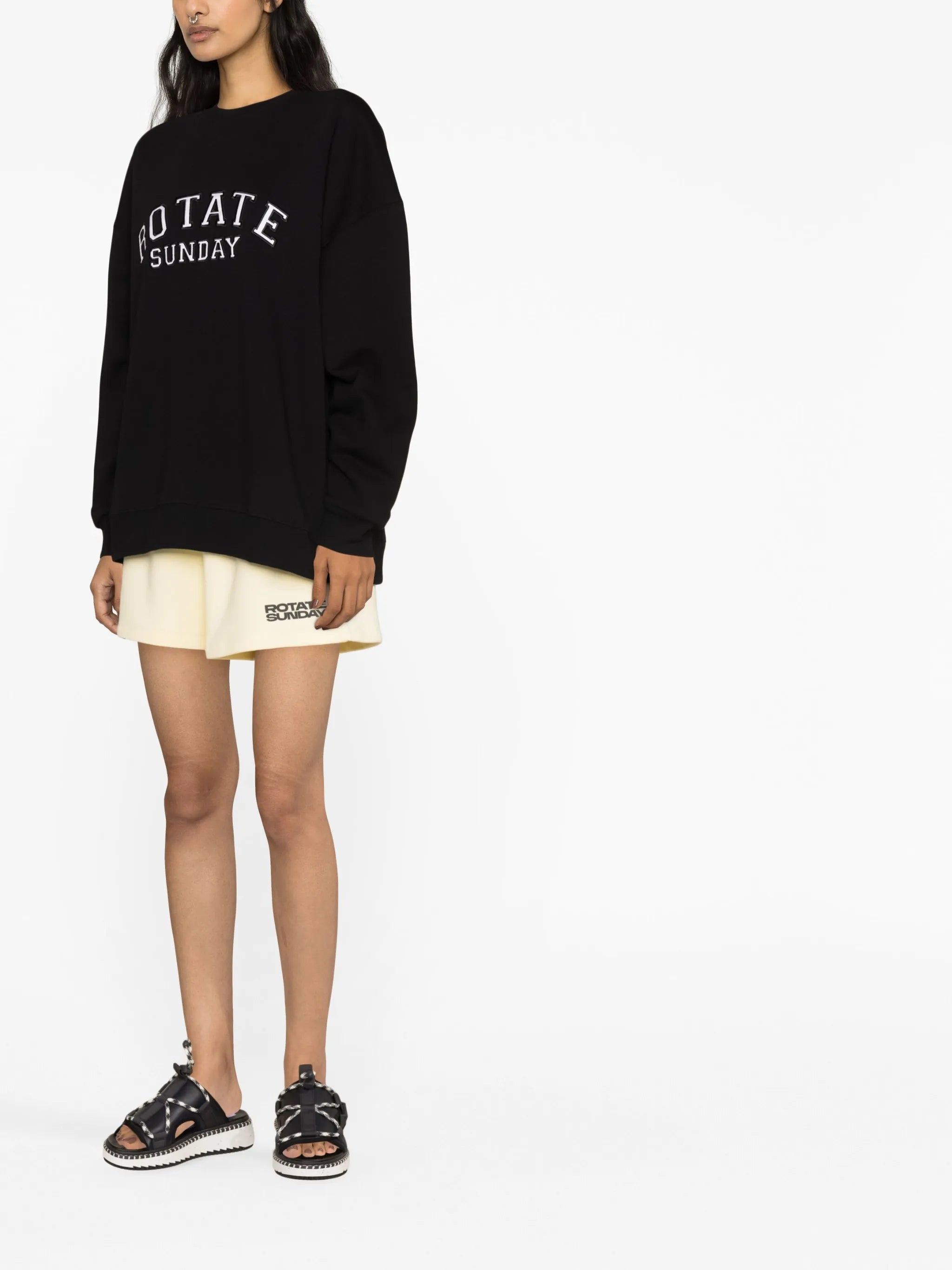 logo-embroidered organic cotton sweatshirt