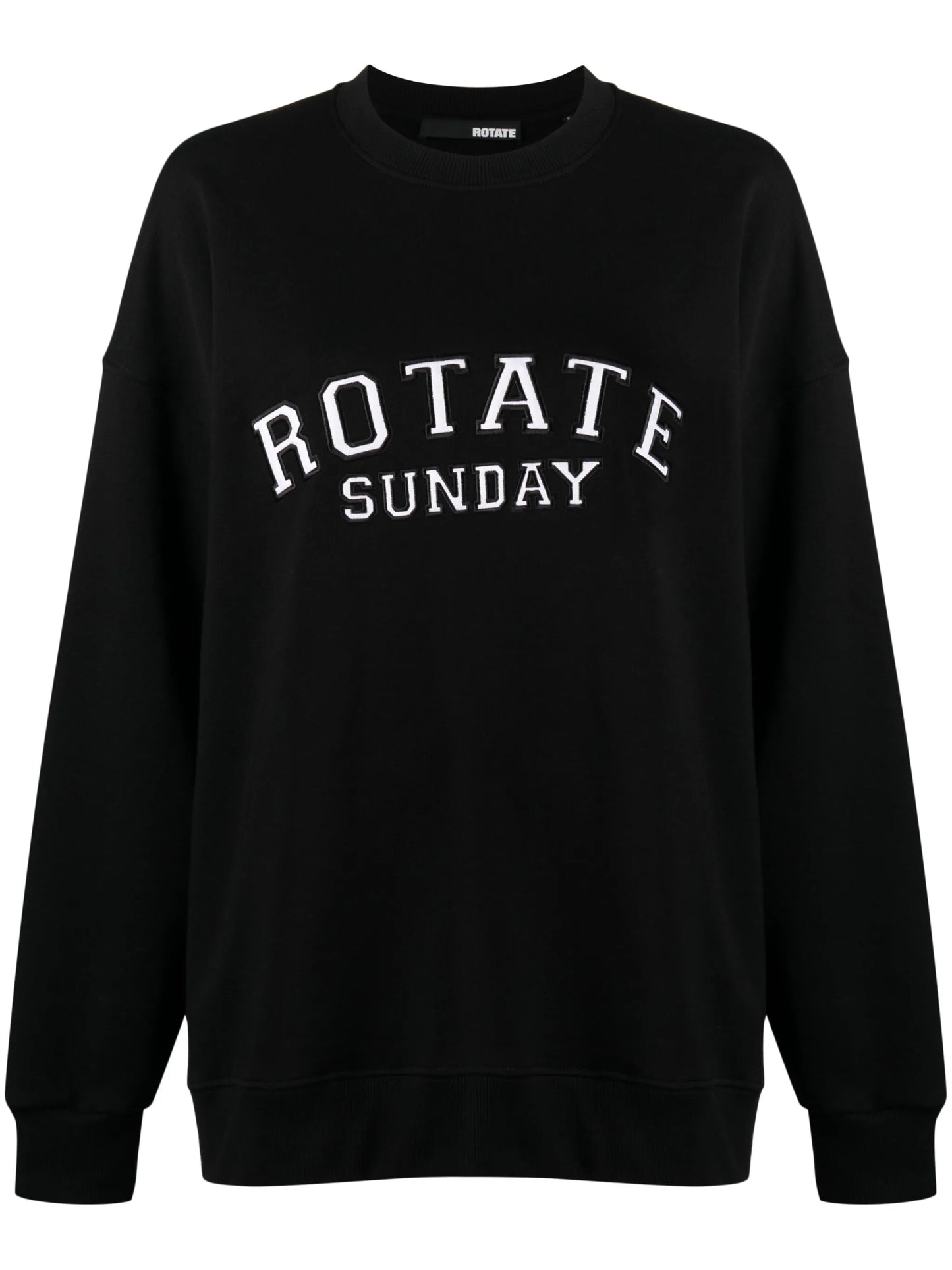 logo-embroidered organic cotton sweatshirt