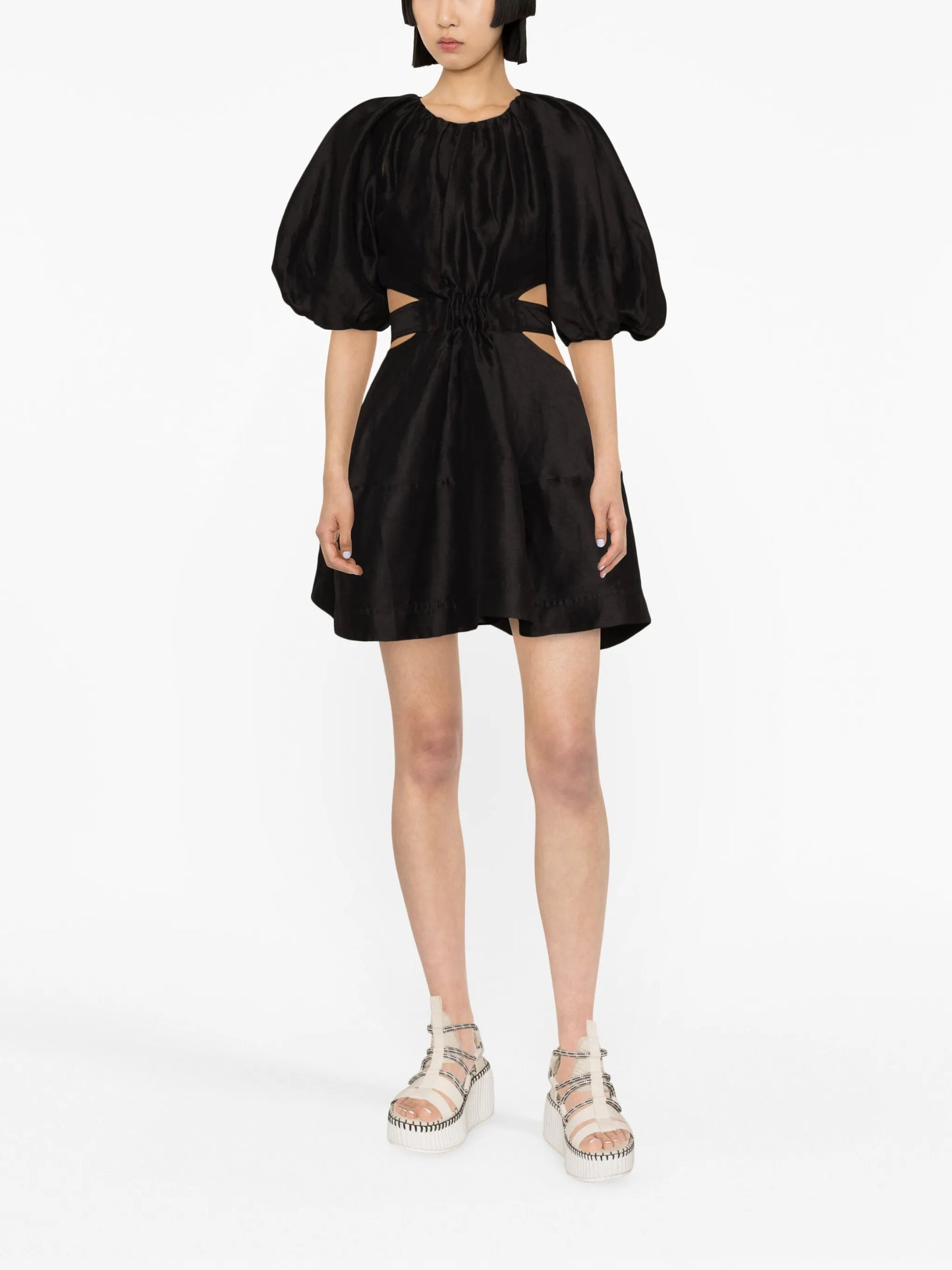 Psychedelia cut-out minidress