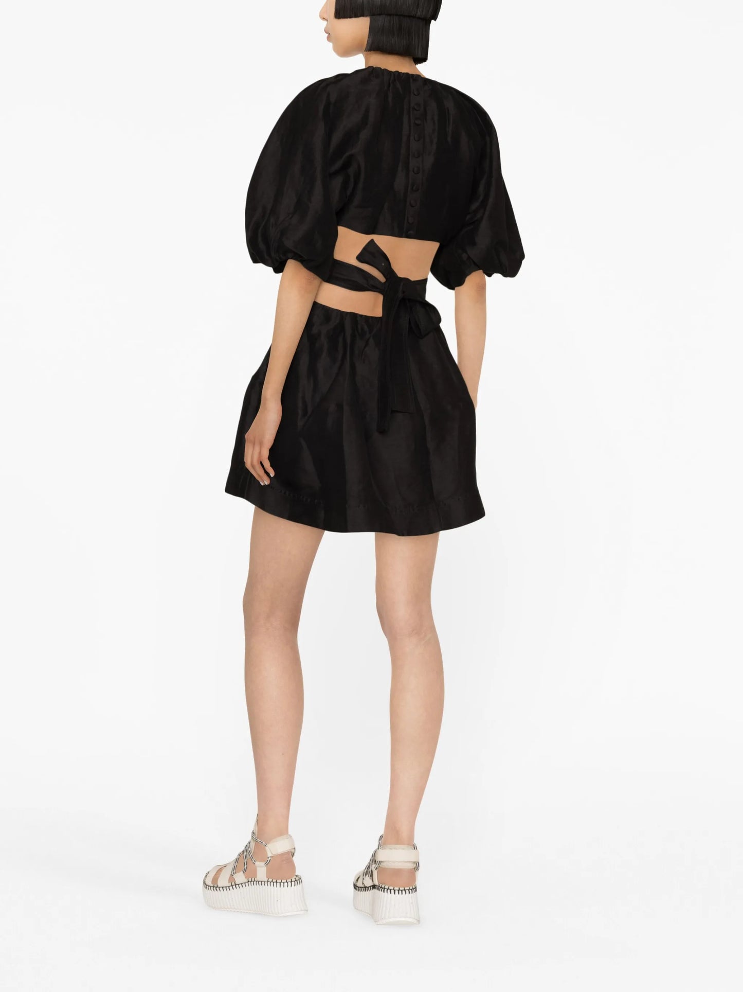 Psychedelia cut-out minidress