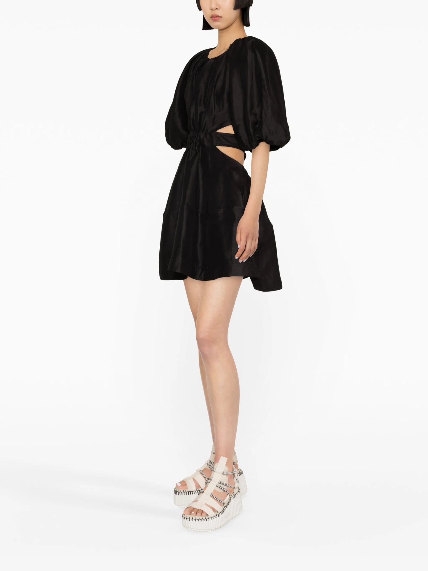 Psychedelia cut-out minidress