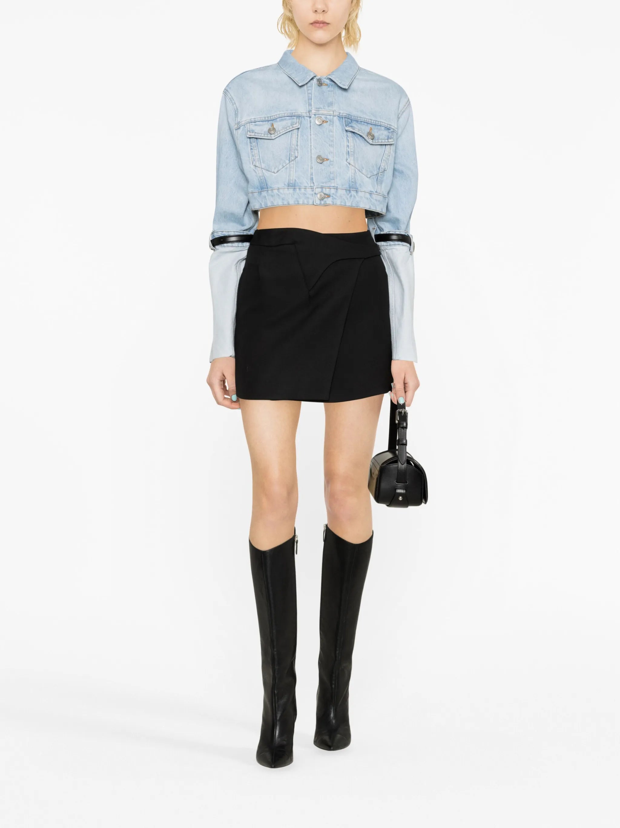 cropped denim jacket