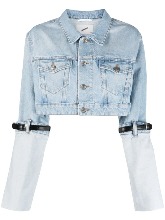 cropped denim jacket