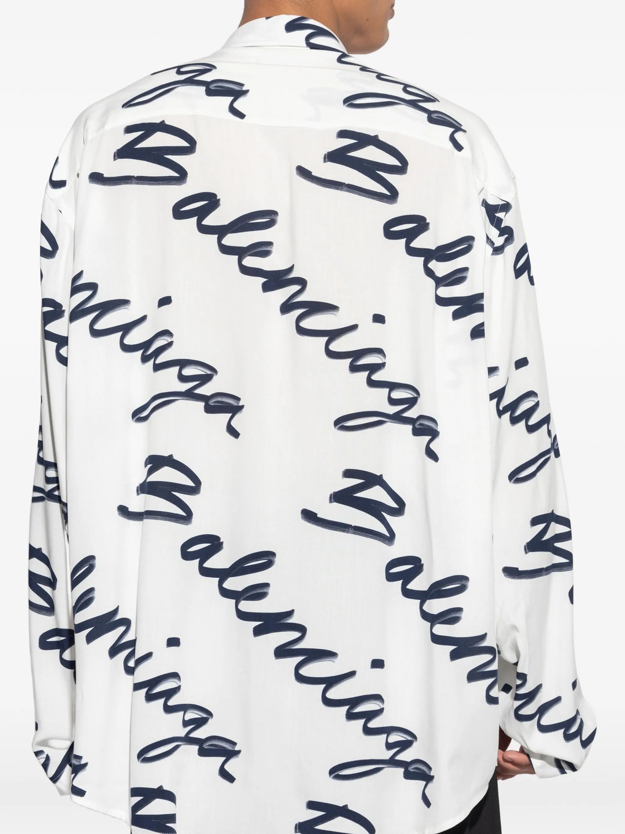 logo-print shirt