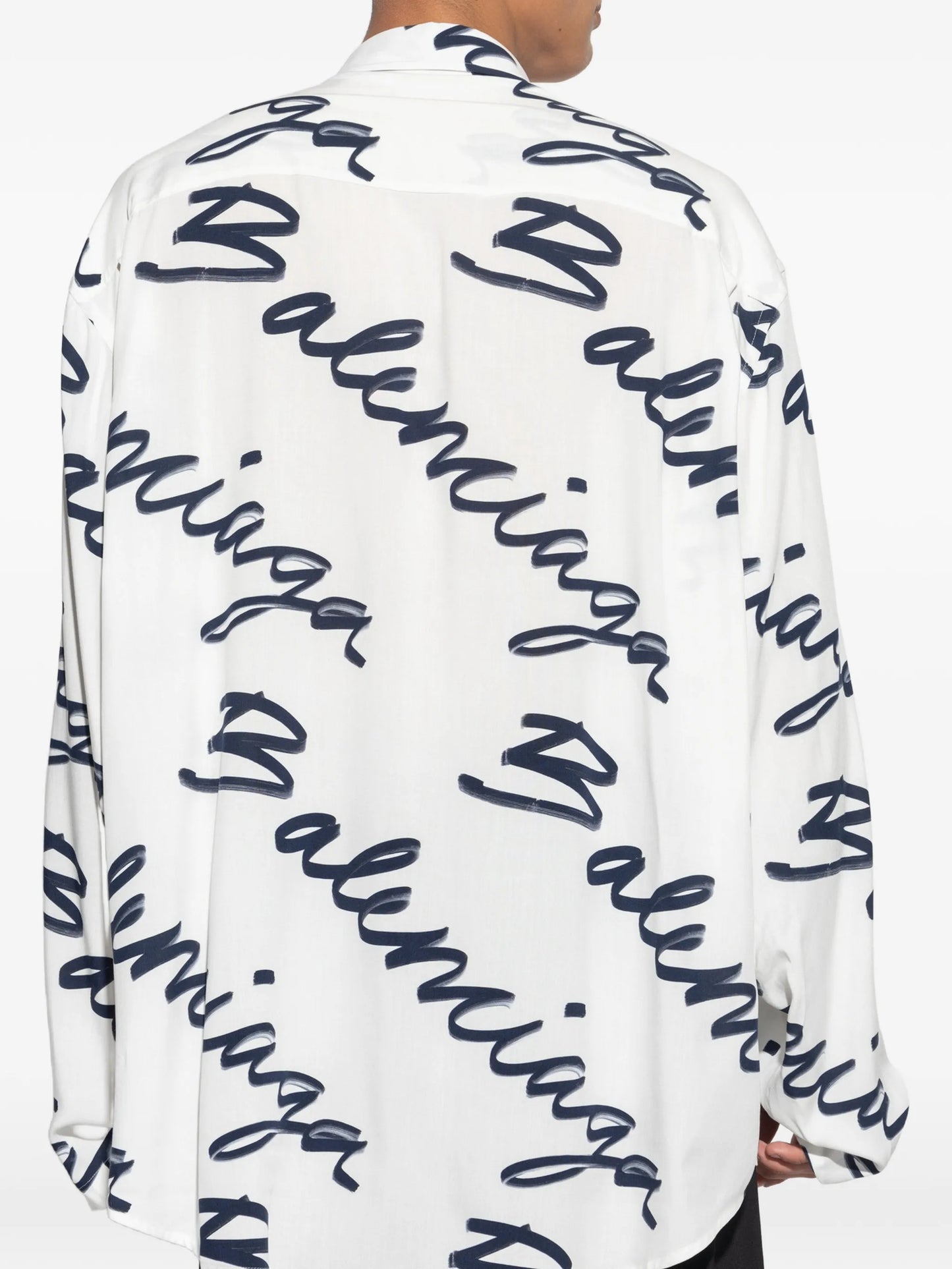 logo-print shirt