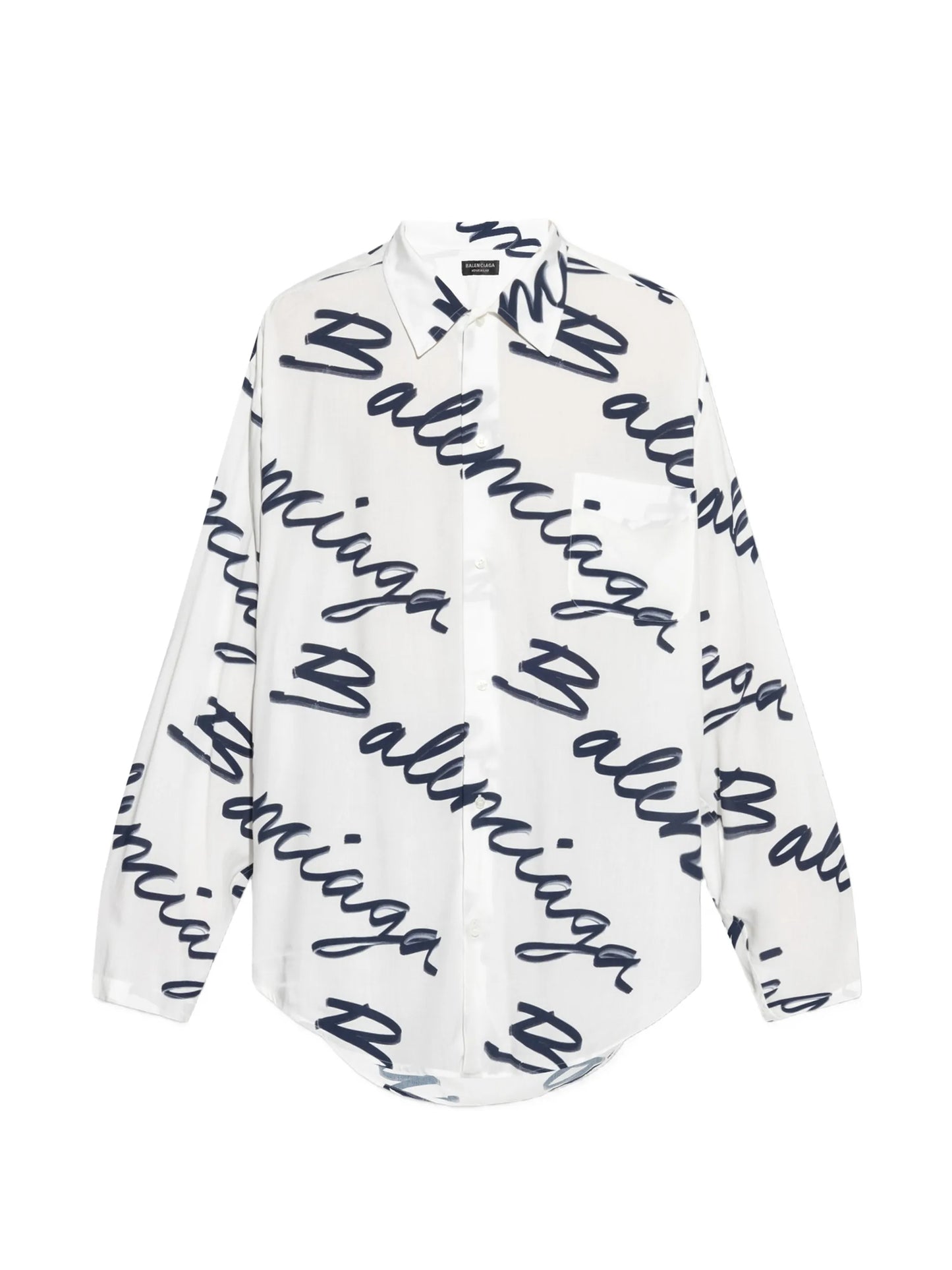logo-print shirt
