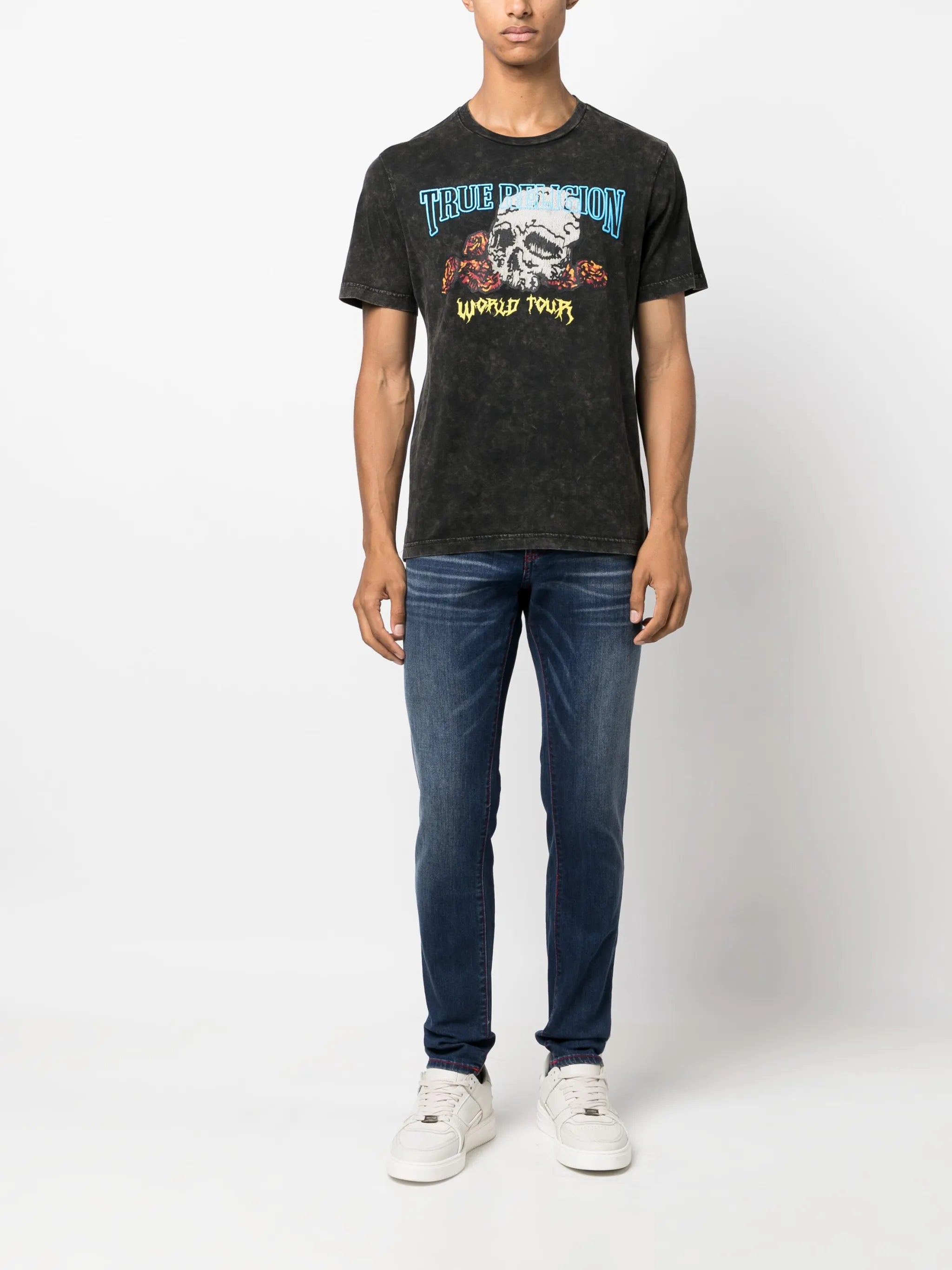 True Skull-print T-shirt