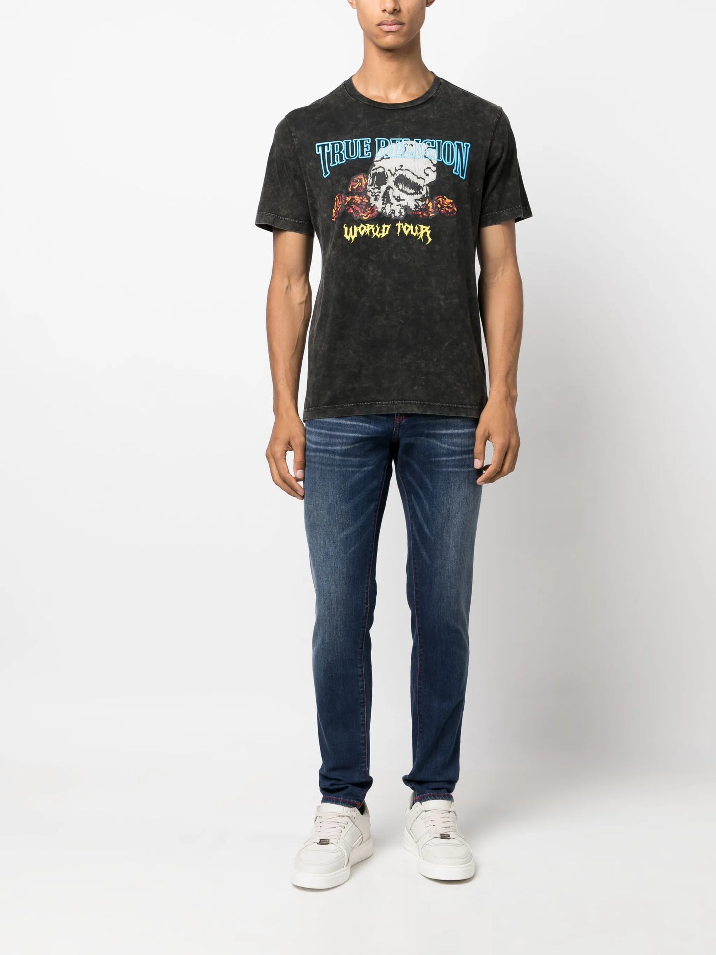 True Skull-print T-shirt
