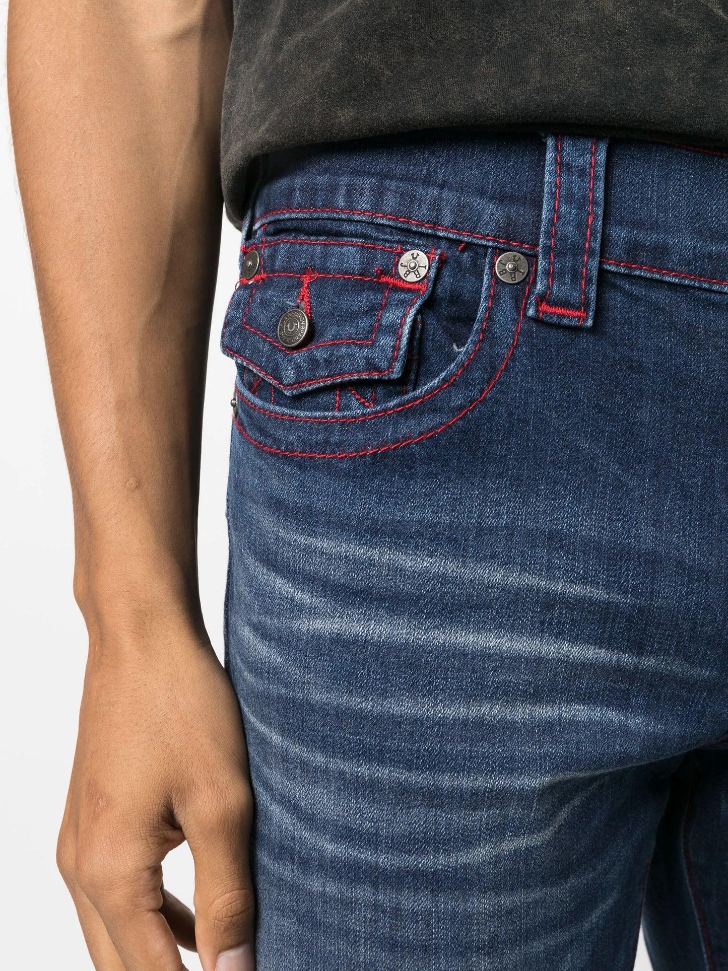 mid-rise skinny-fit jeans