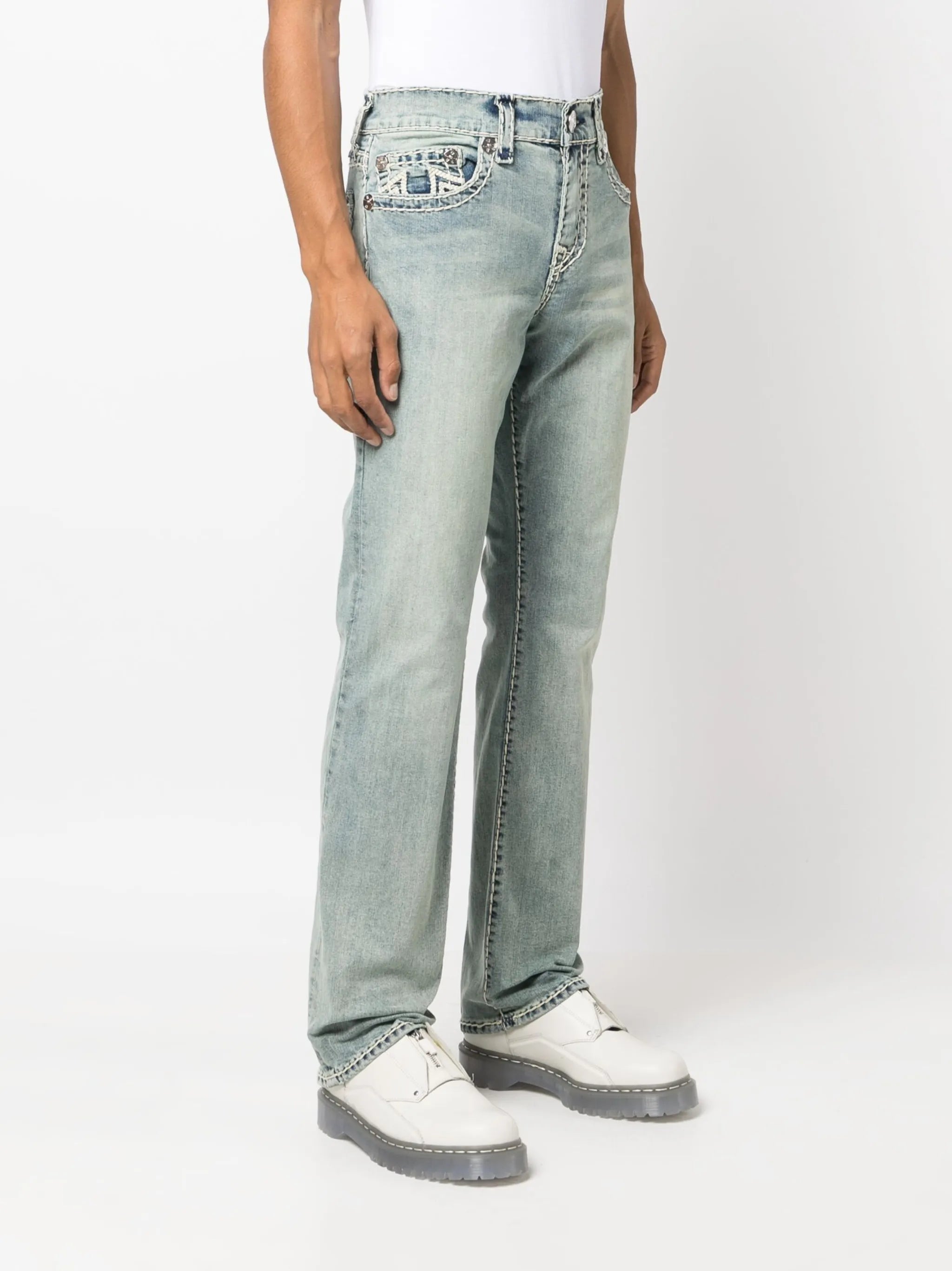 Ricky straight-leg cotton jeans