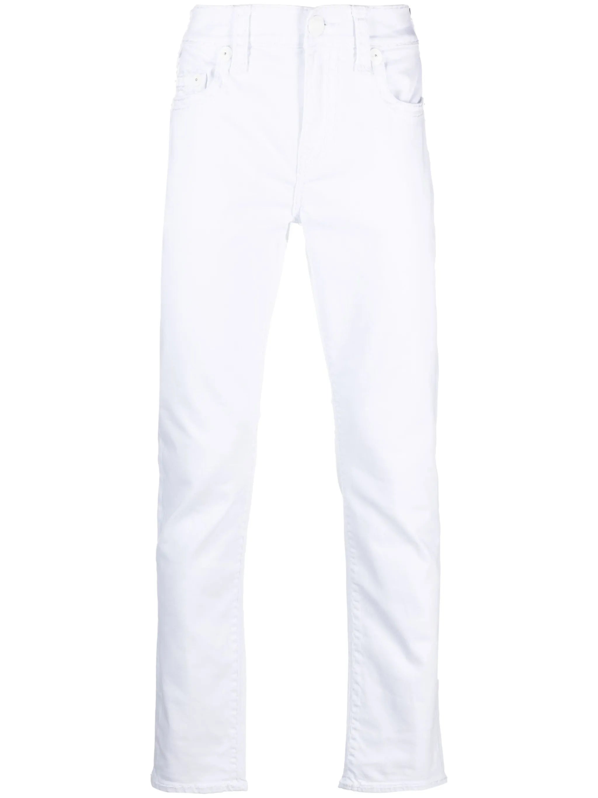 logo-patch denim jeans