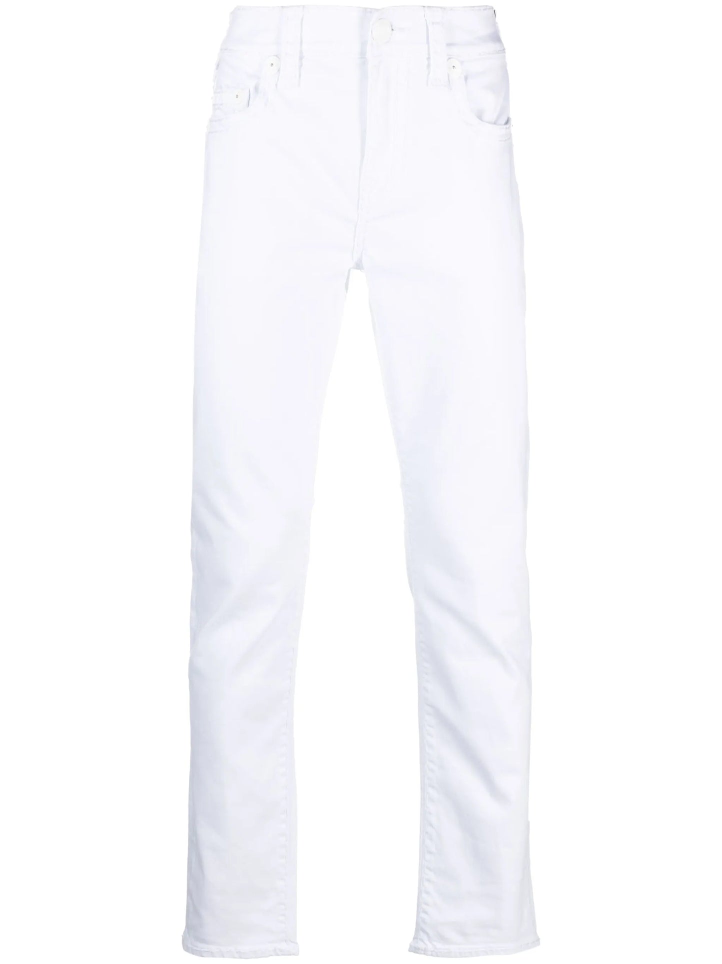 logo-patch denim jeans