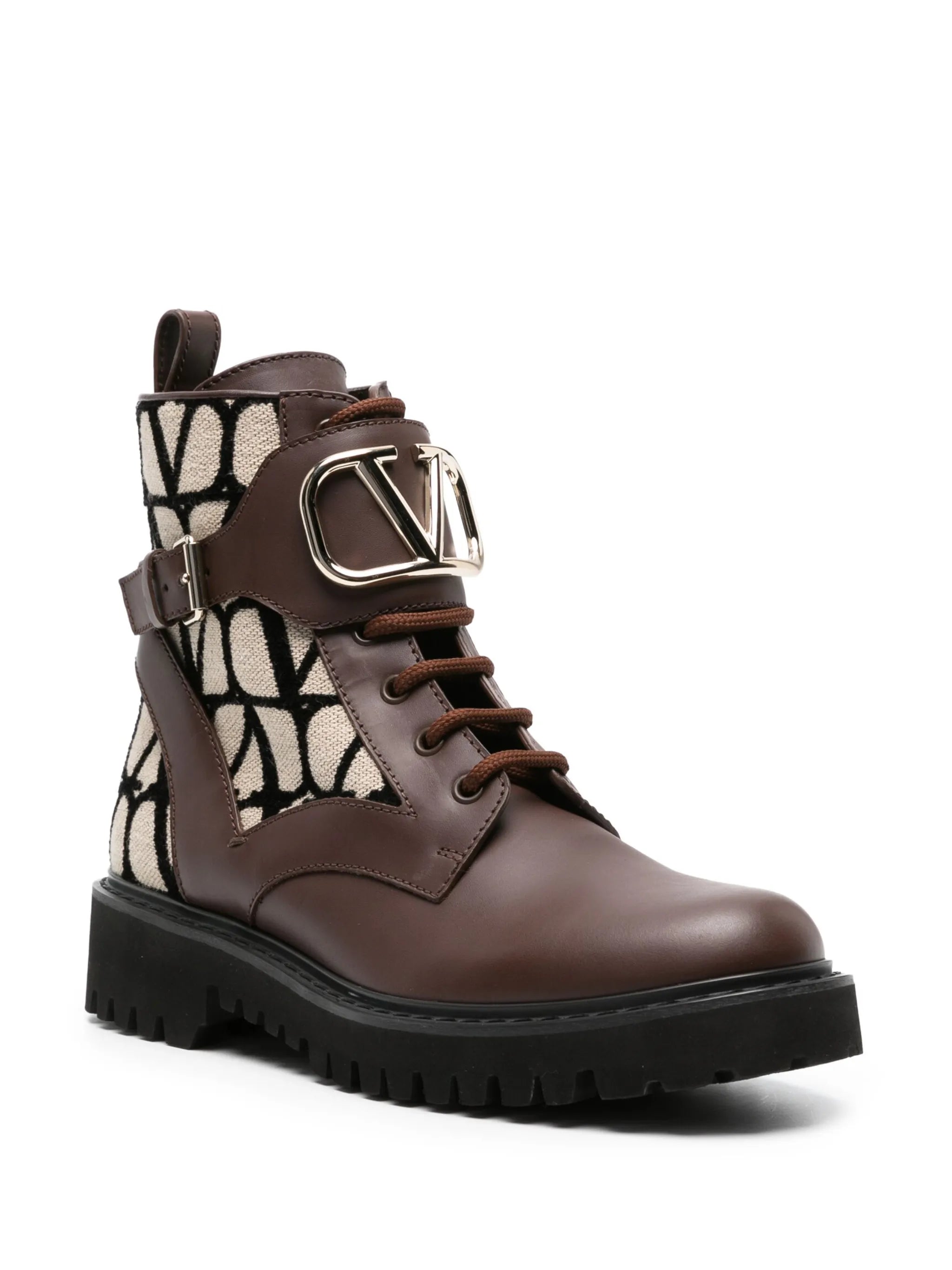 Toile Iconograph combat boots