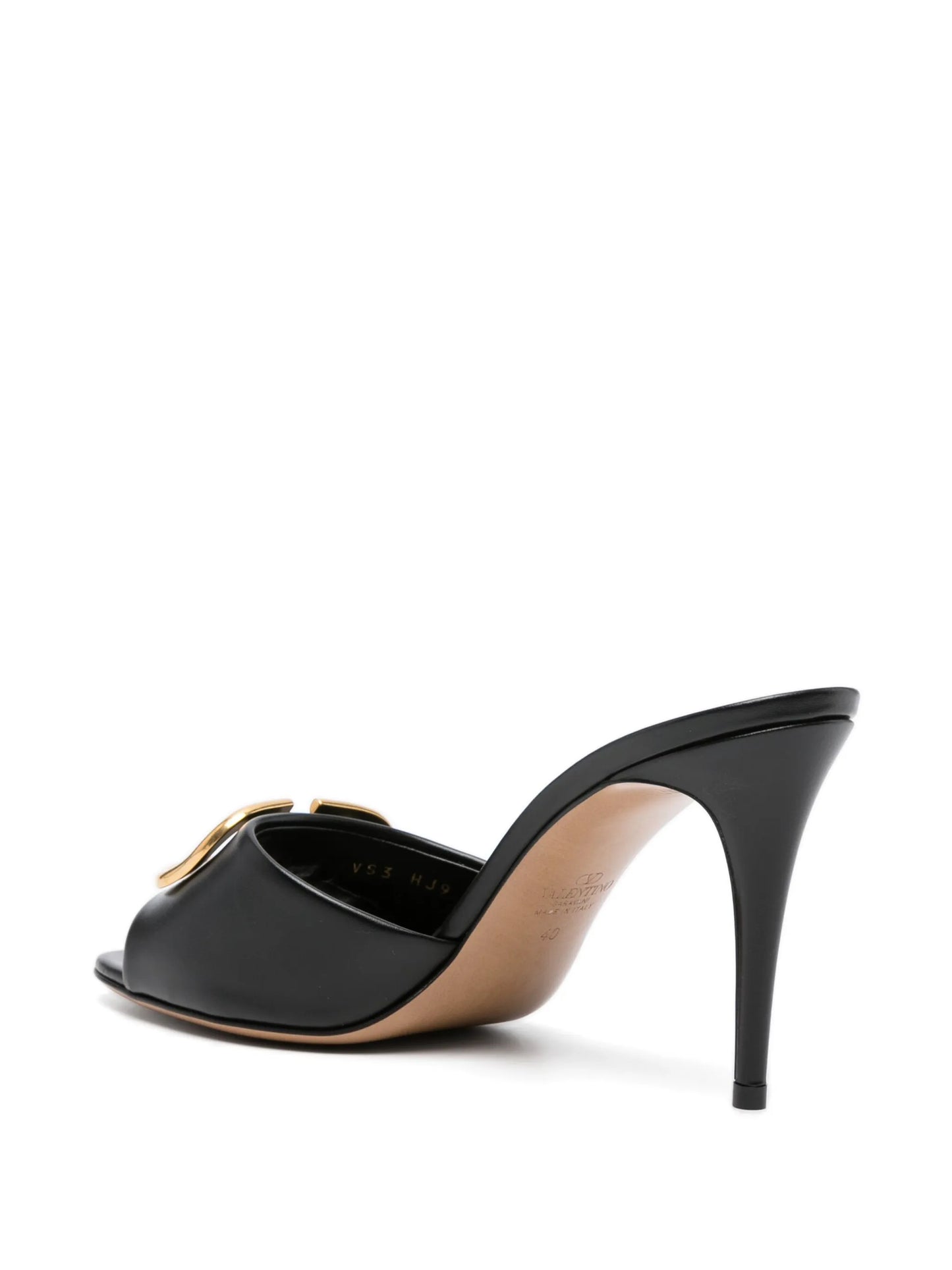 103mm VLogo leather sandals
