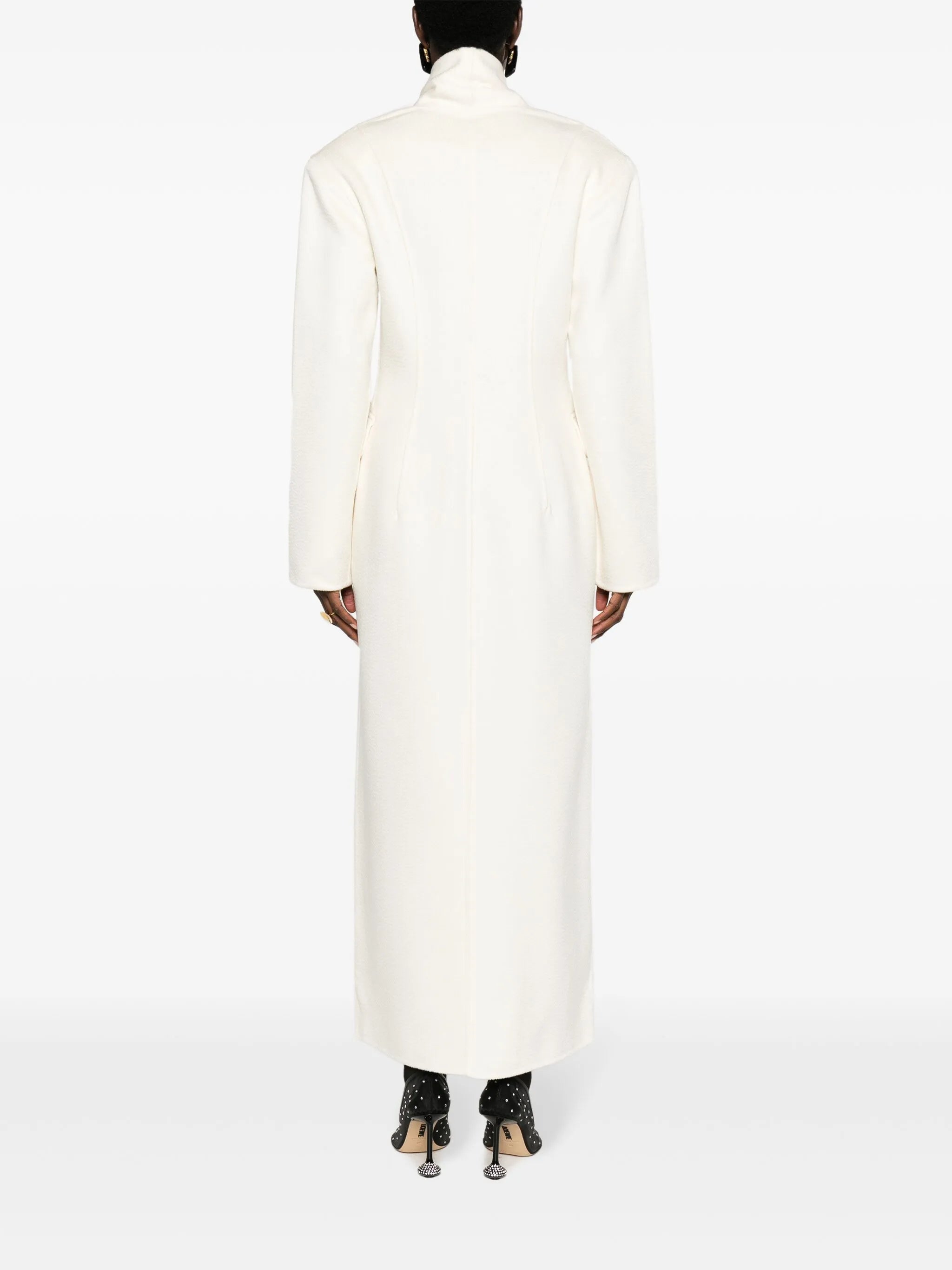Karen shawl-lapels coat