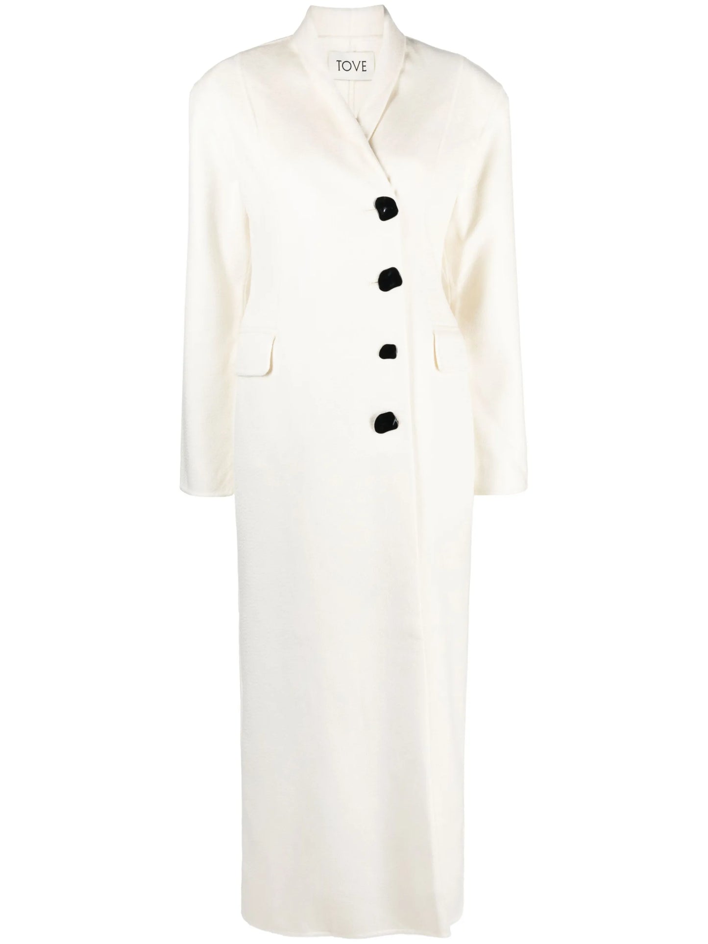 Karen shawl-lapels coat