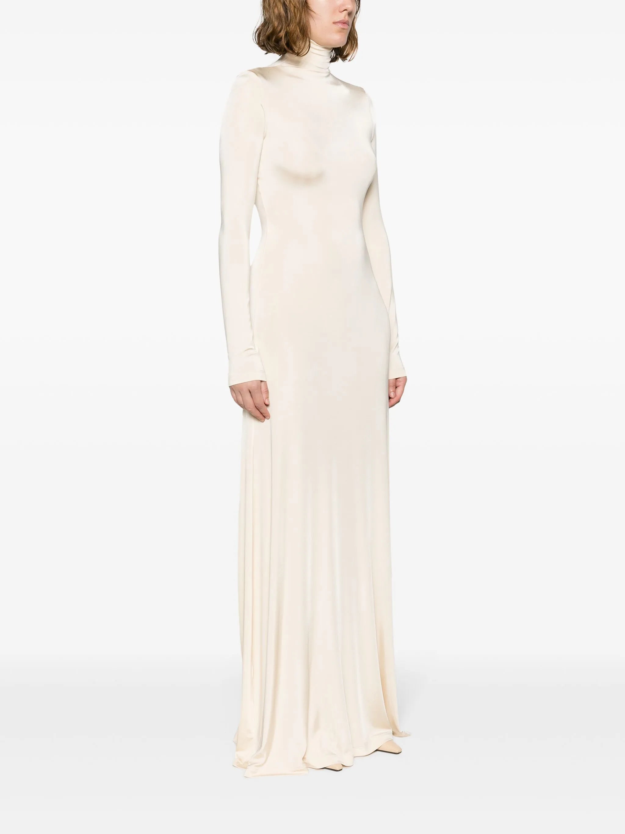 Sacha roll-neck maxi dress