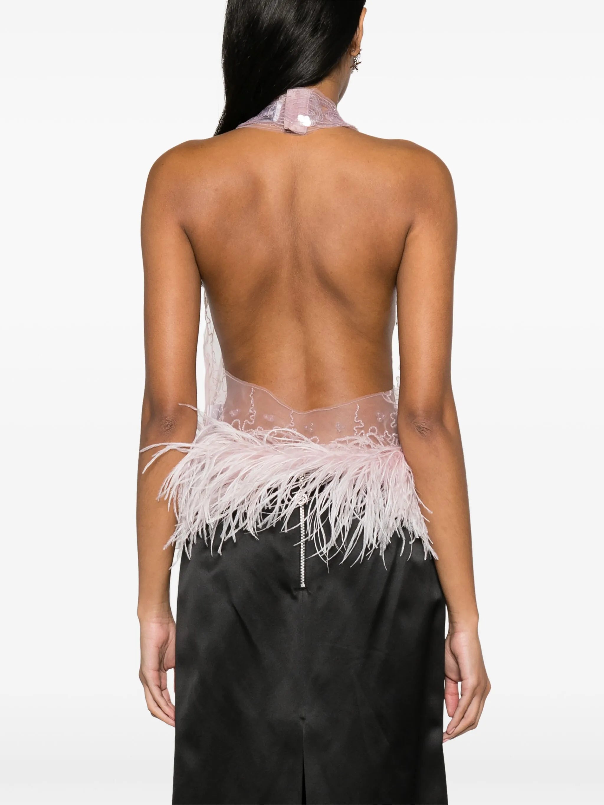 Salina sequin-embellished top