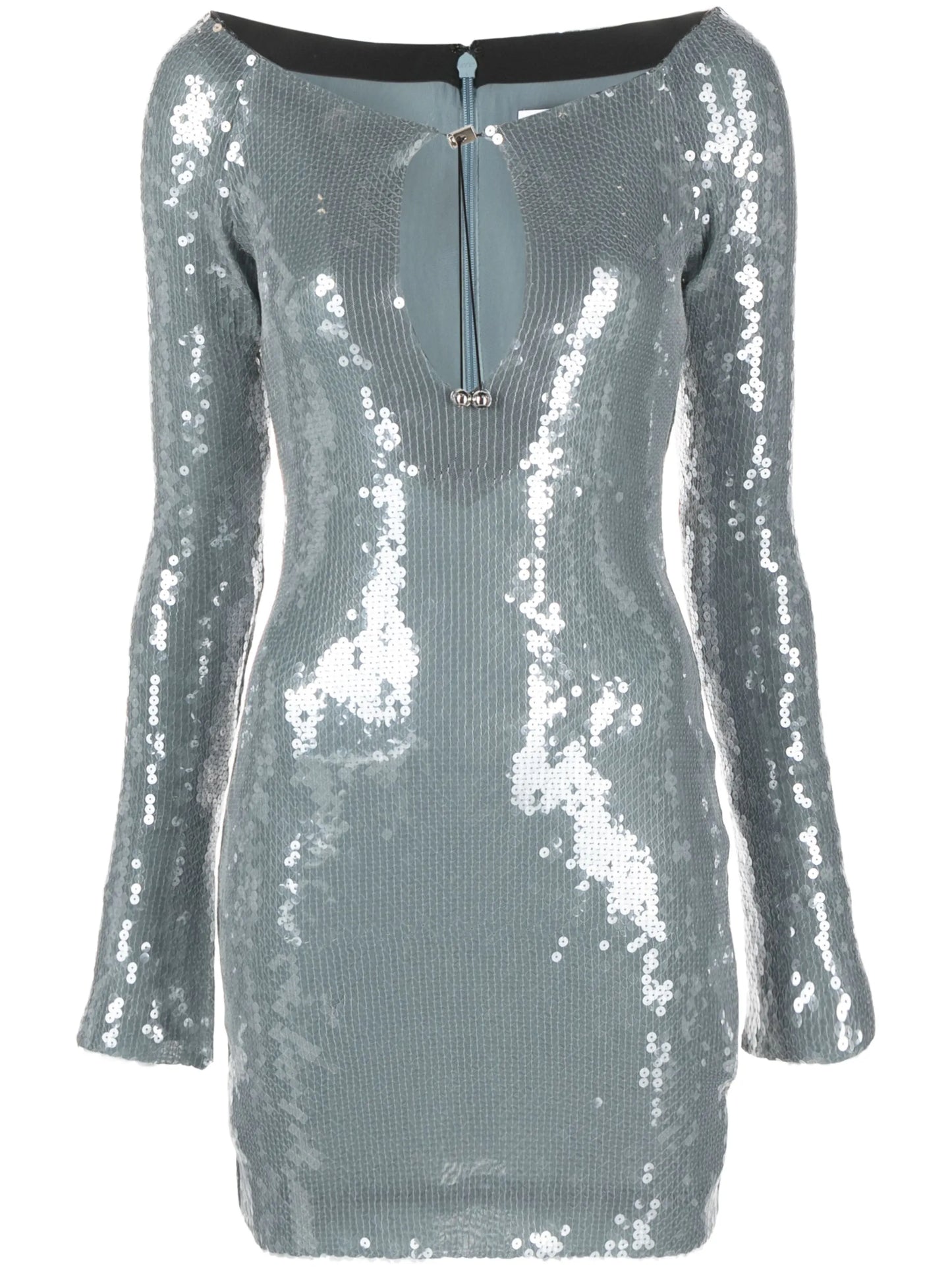 Solaria sequined tulle mini dress