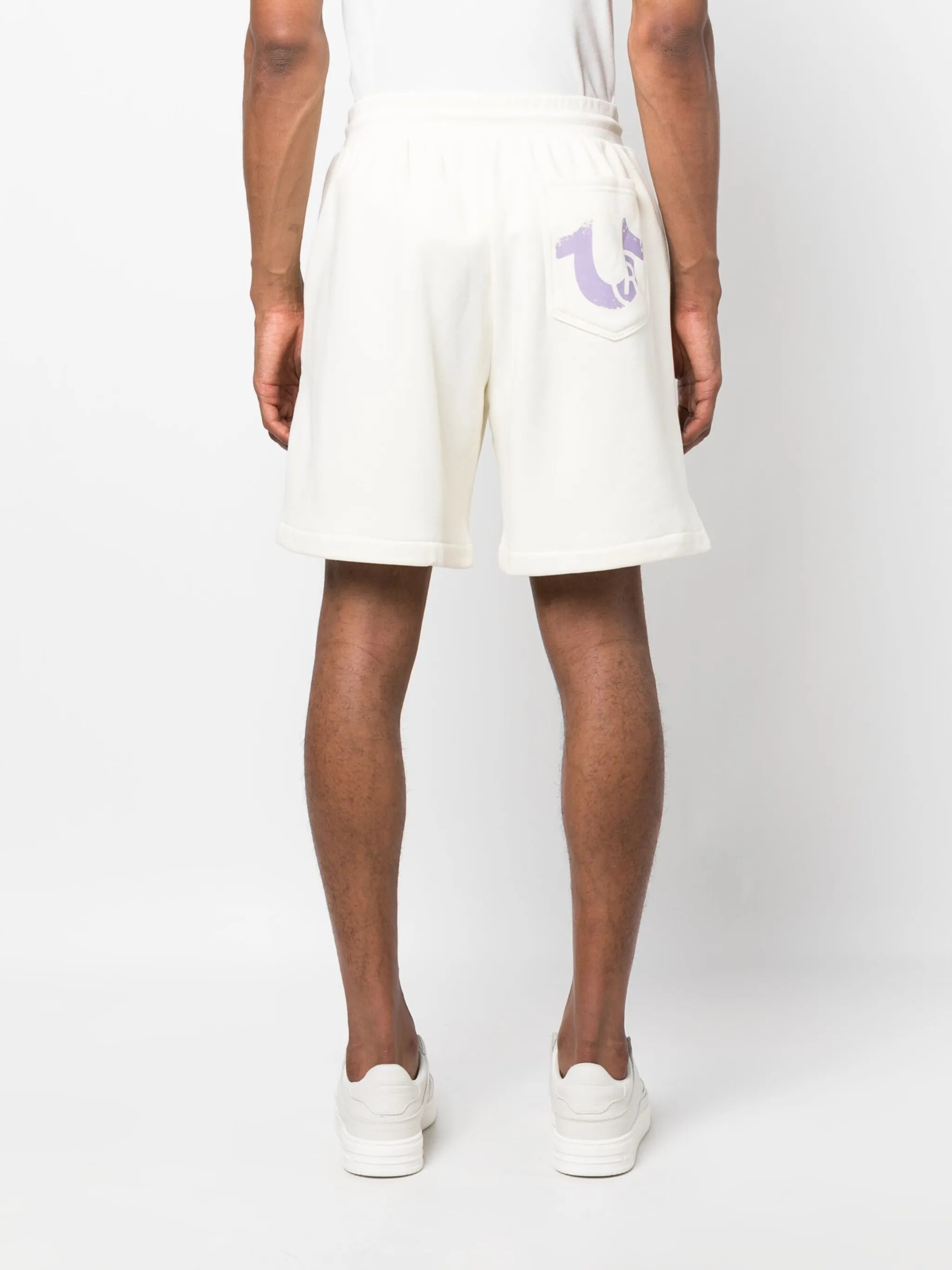 logo-print drawstring shorts
