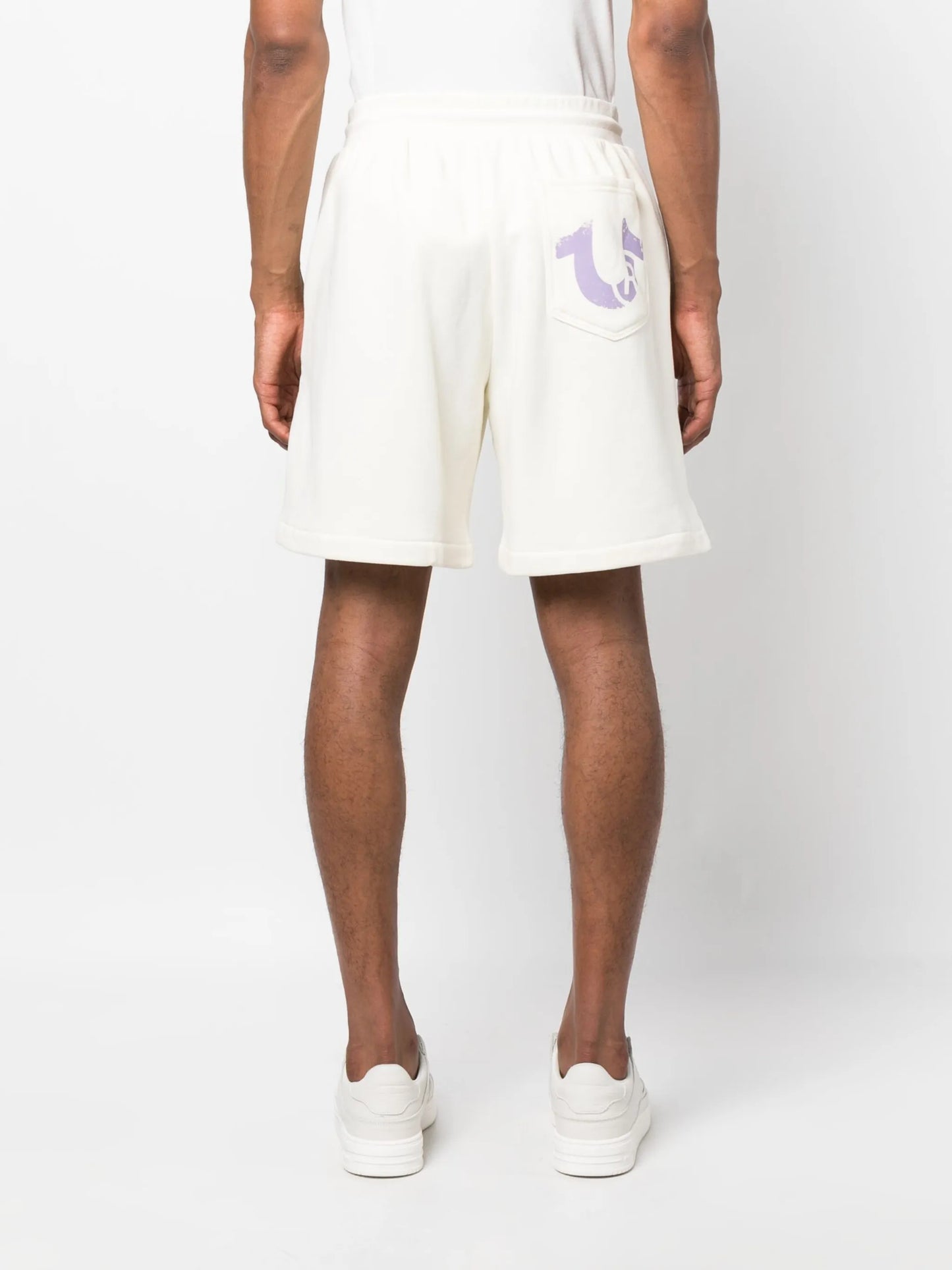 logo-print drawstring shorts