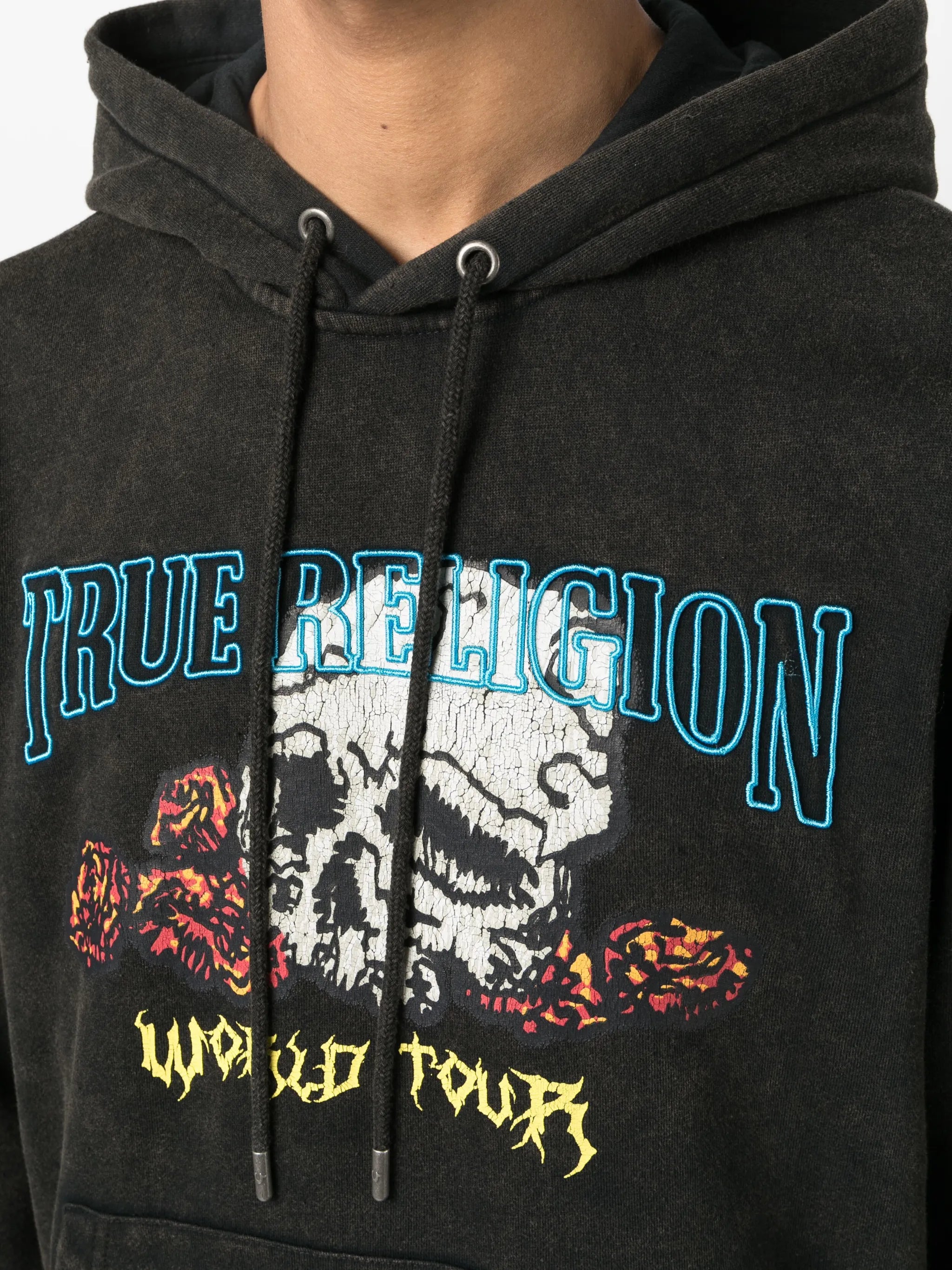 graphic-print hoodie