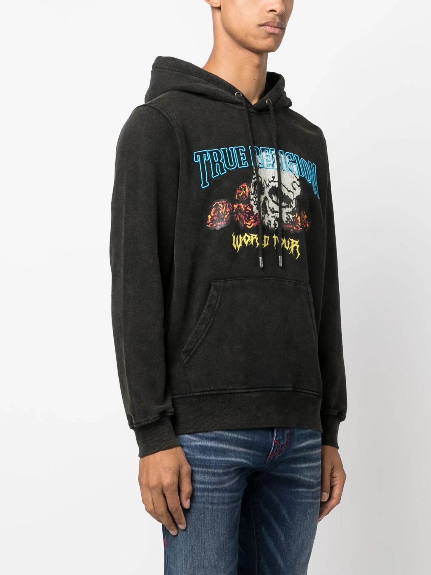 graphic-print hoodie