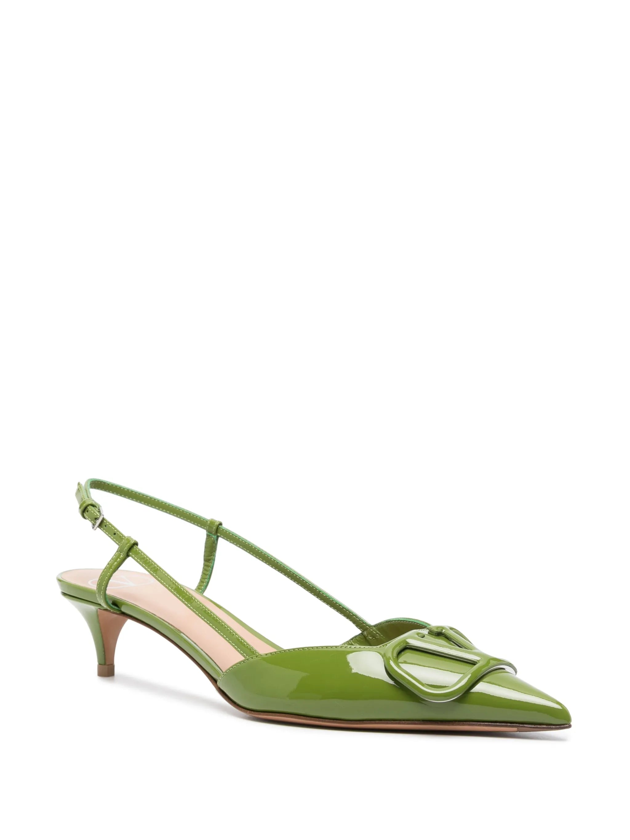 50mm VLogo Signature slingback pumps