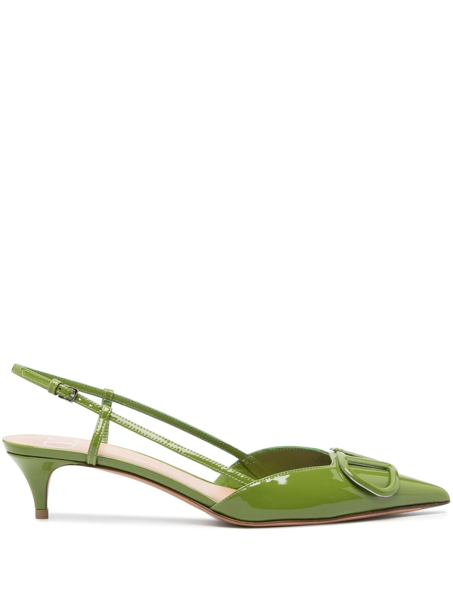 50mm VLogo Signature slingback pumps