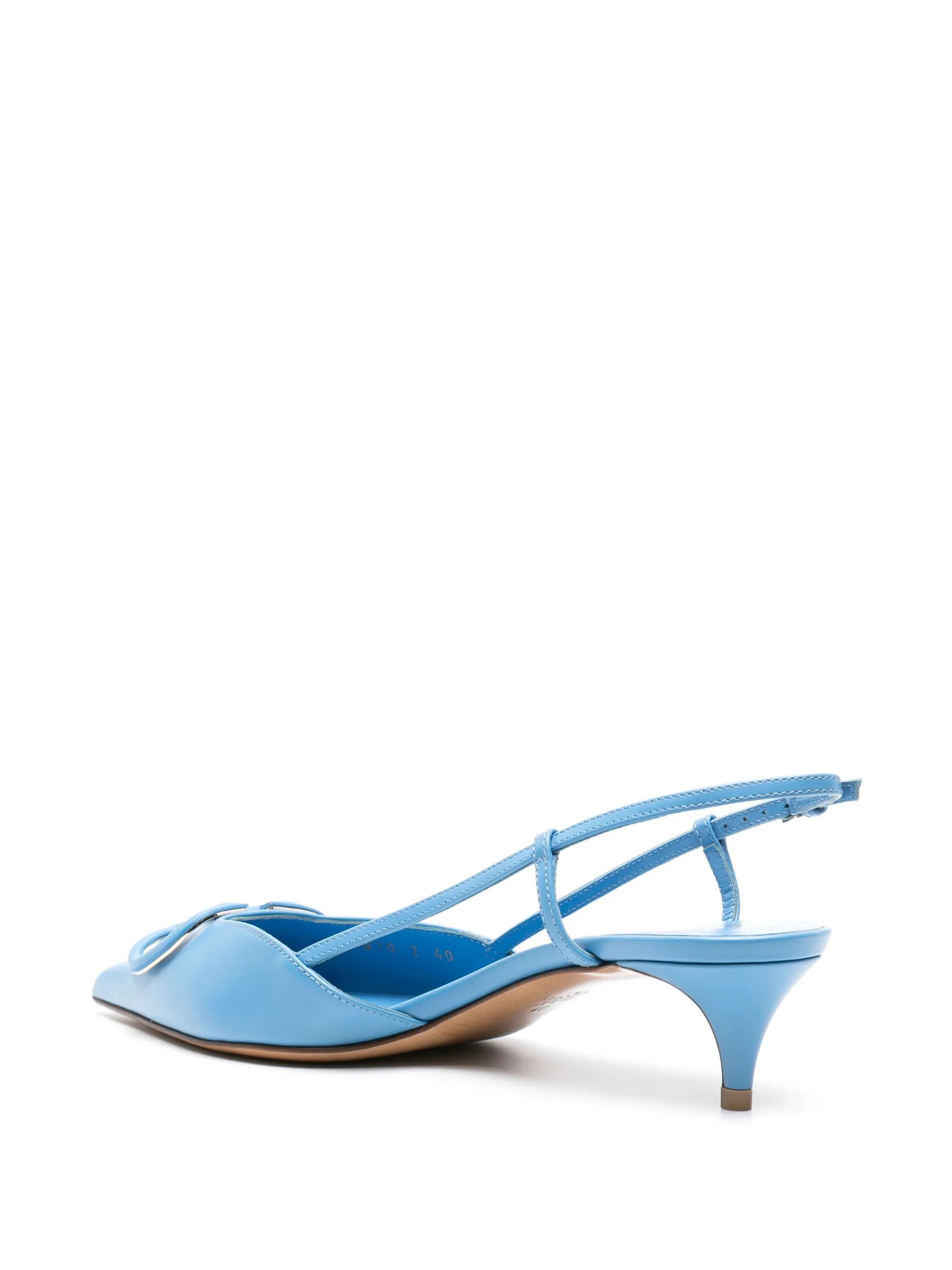 40mm VLogo Signature slingback pumps
