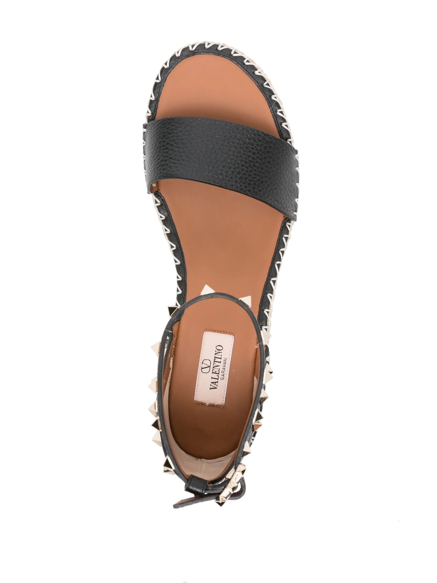 Rockstud 55mm flatform espadrilles