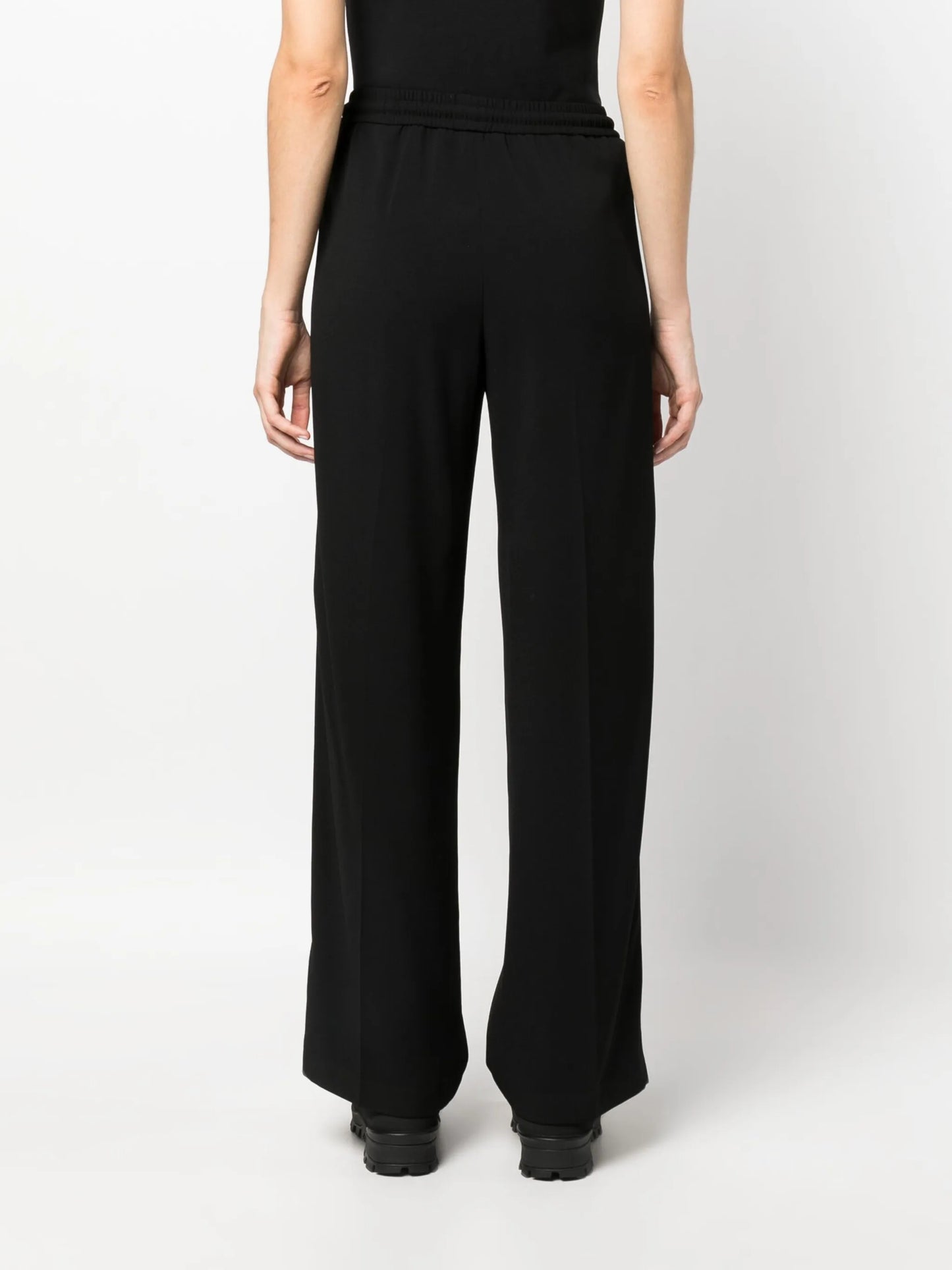 straight-leg drawstring trousers