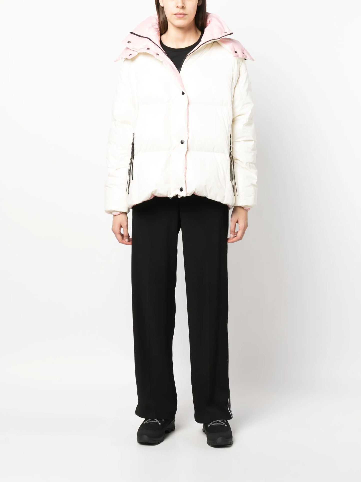 straight-leg drawstring trousers