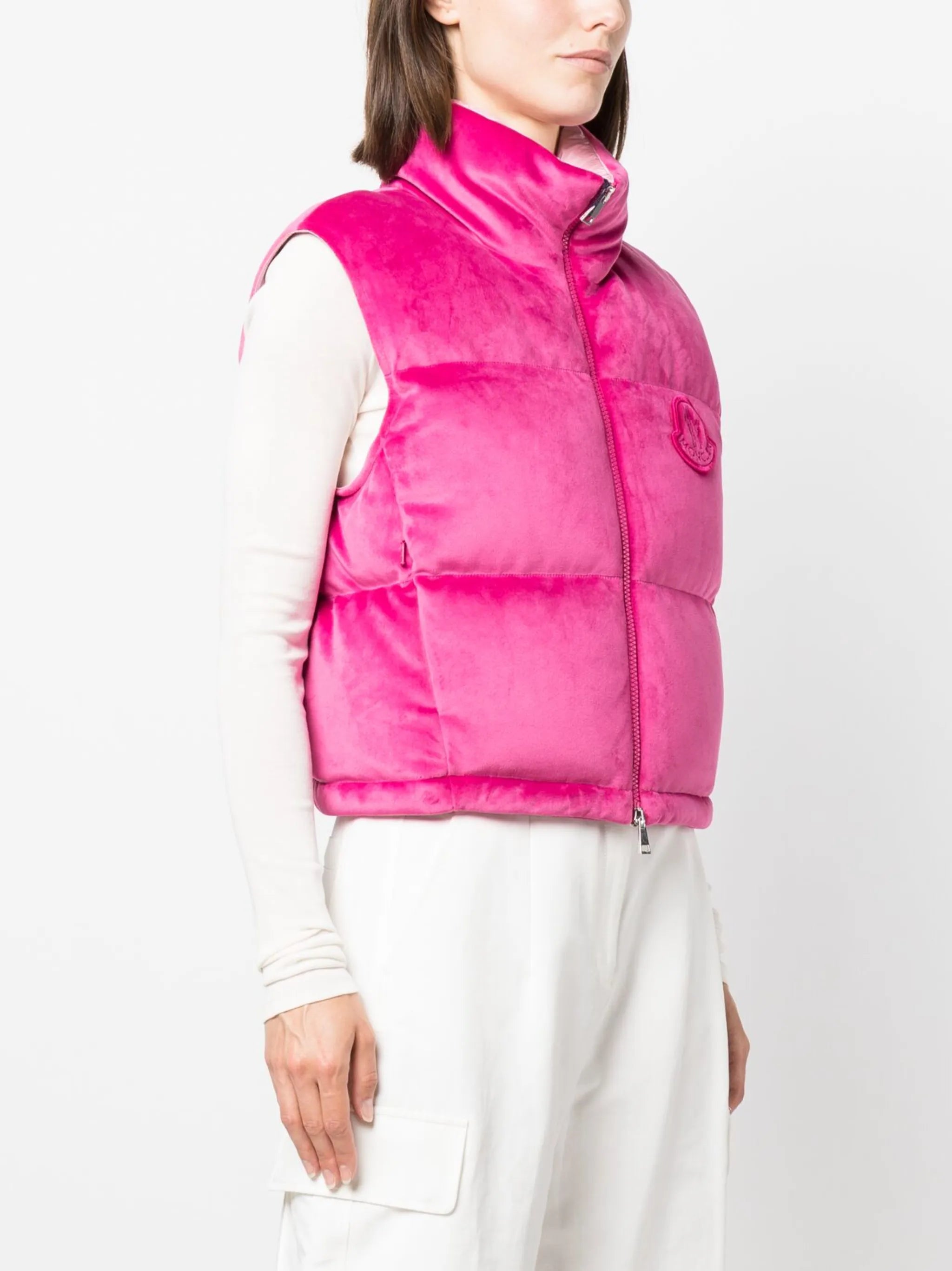Blavet logo-patch chenille gilet