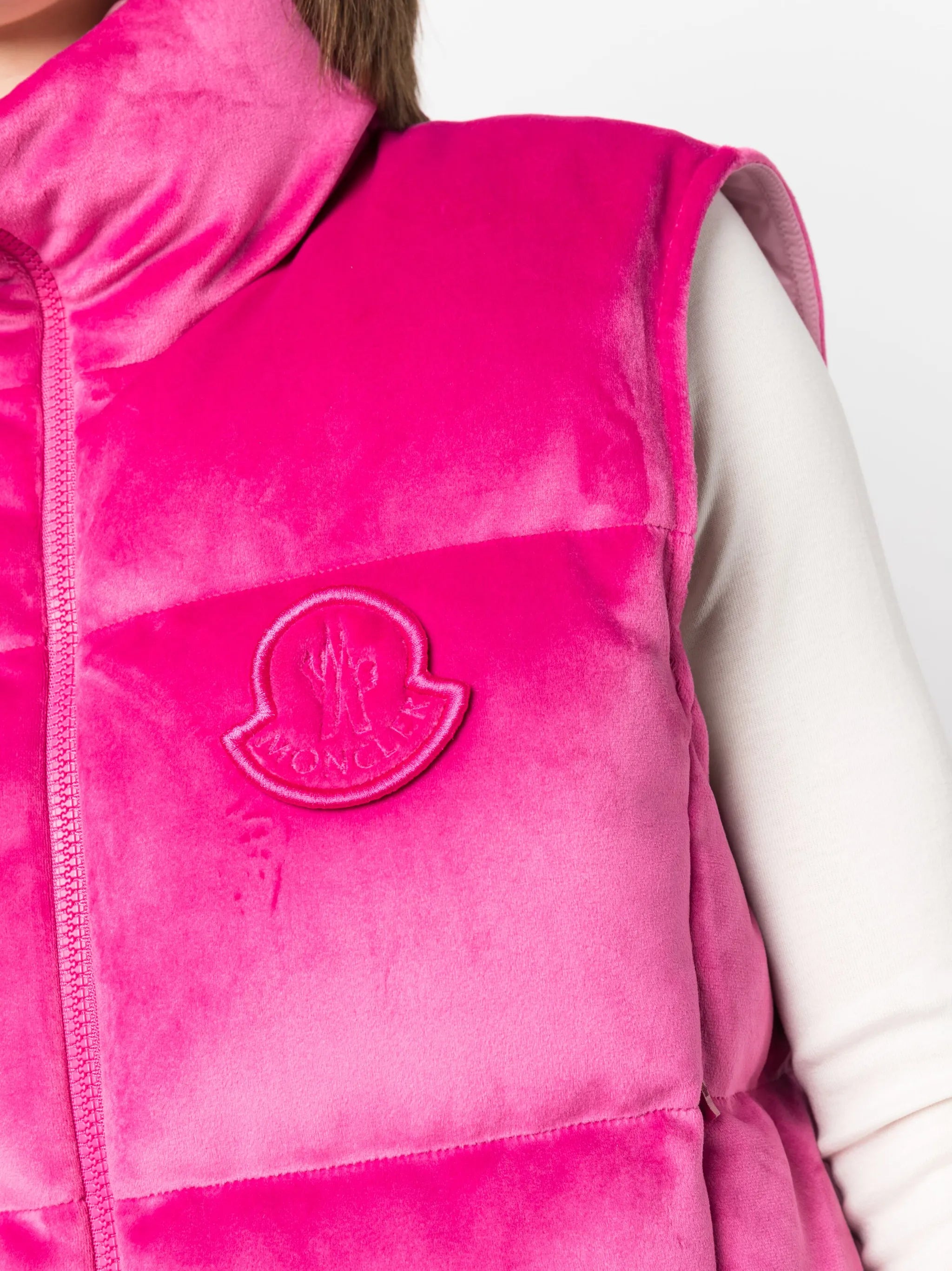 Blavet logo-patch chenille gilet
