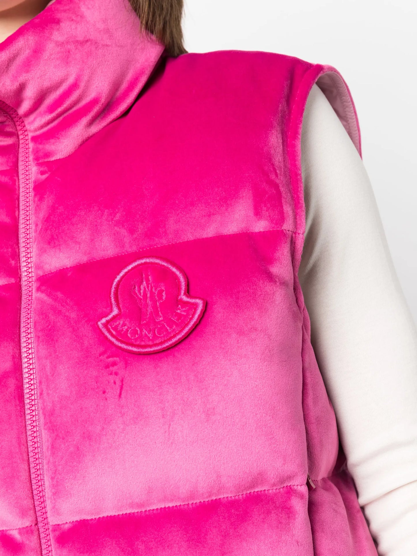 Blavet logo-patch chenille gilet