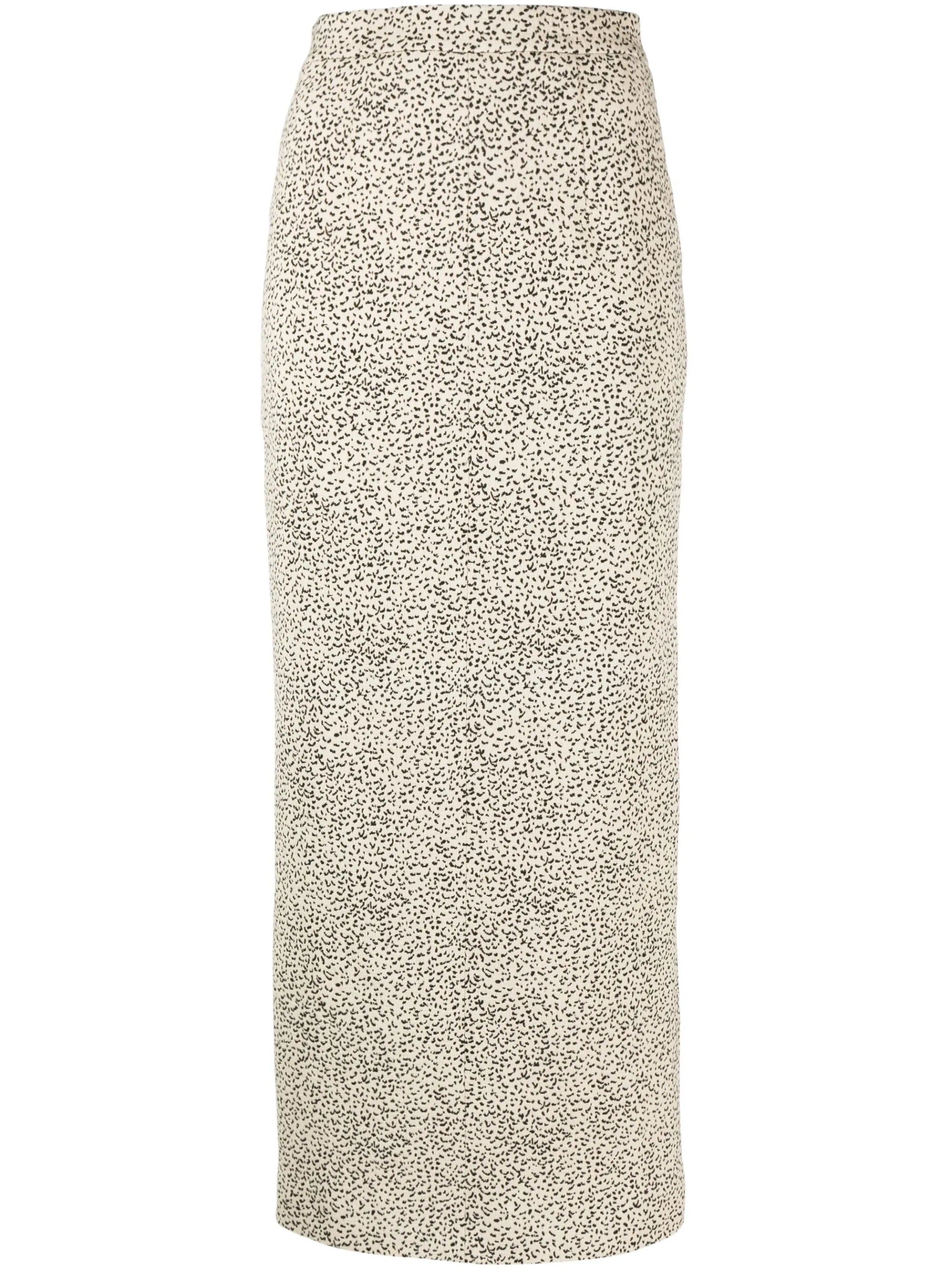 Ari jacquard pencil skirt