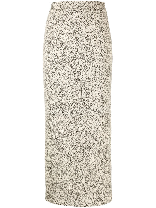 Ari jacquard pencil skirt